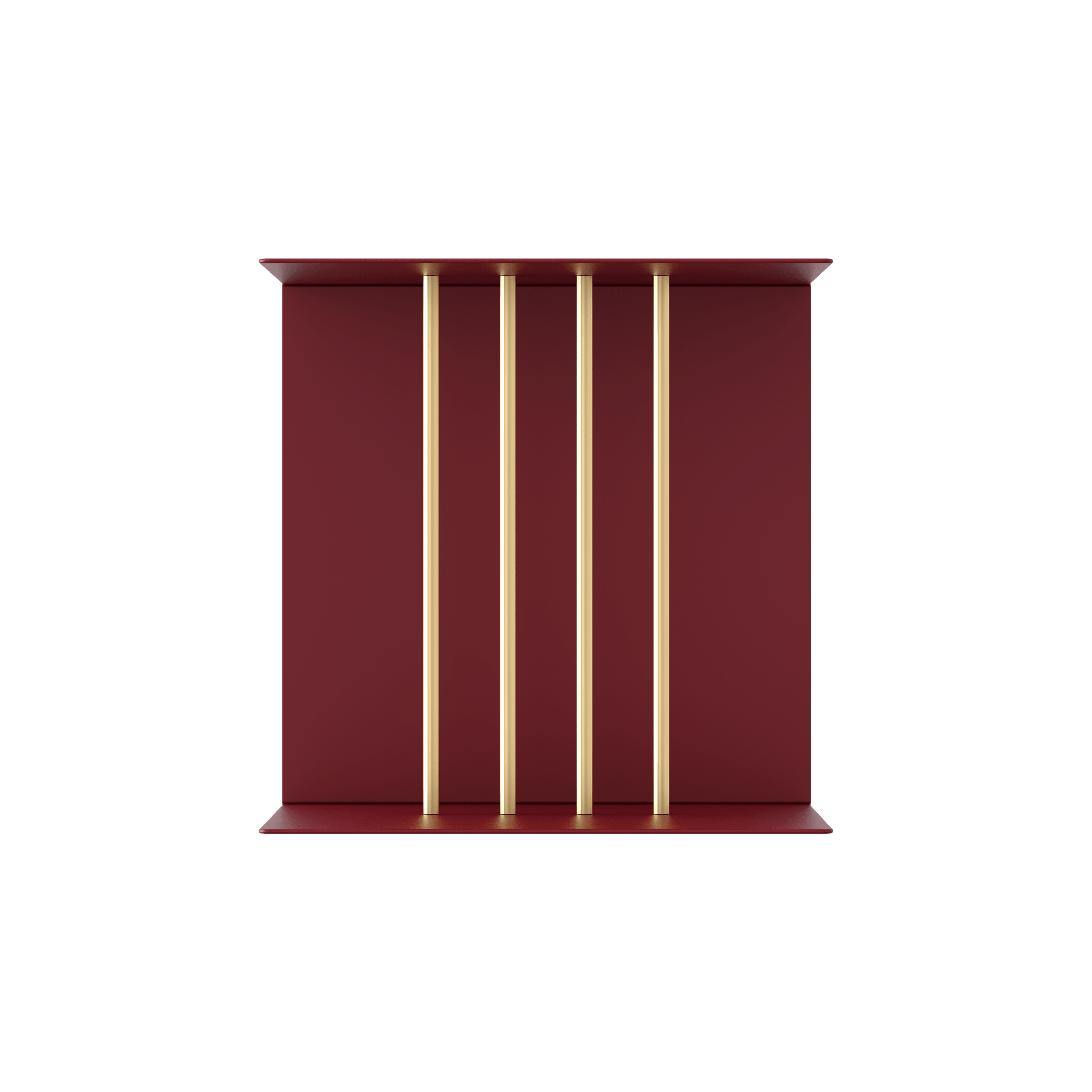 Półka TEASER rubinowy ze złotym UMAGE Eye on Design
