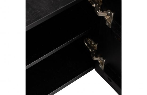 Televizní stolek COUNTER černé mango dřevo