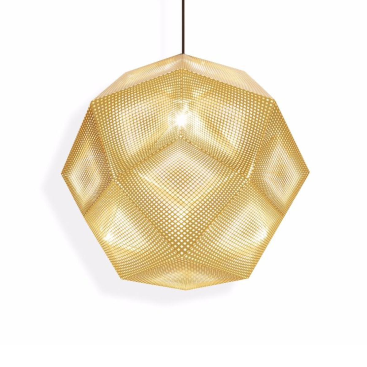 Závěsné svítidlo ETCH mosazné