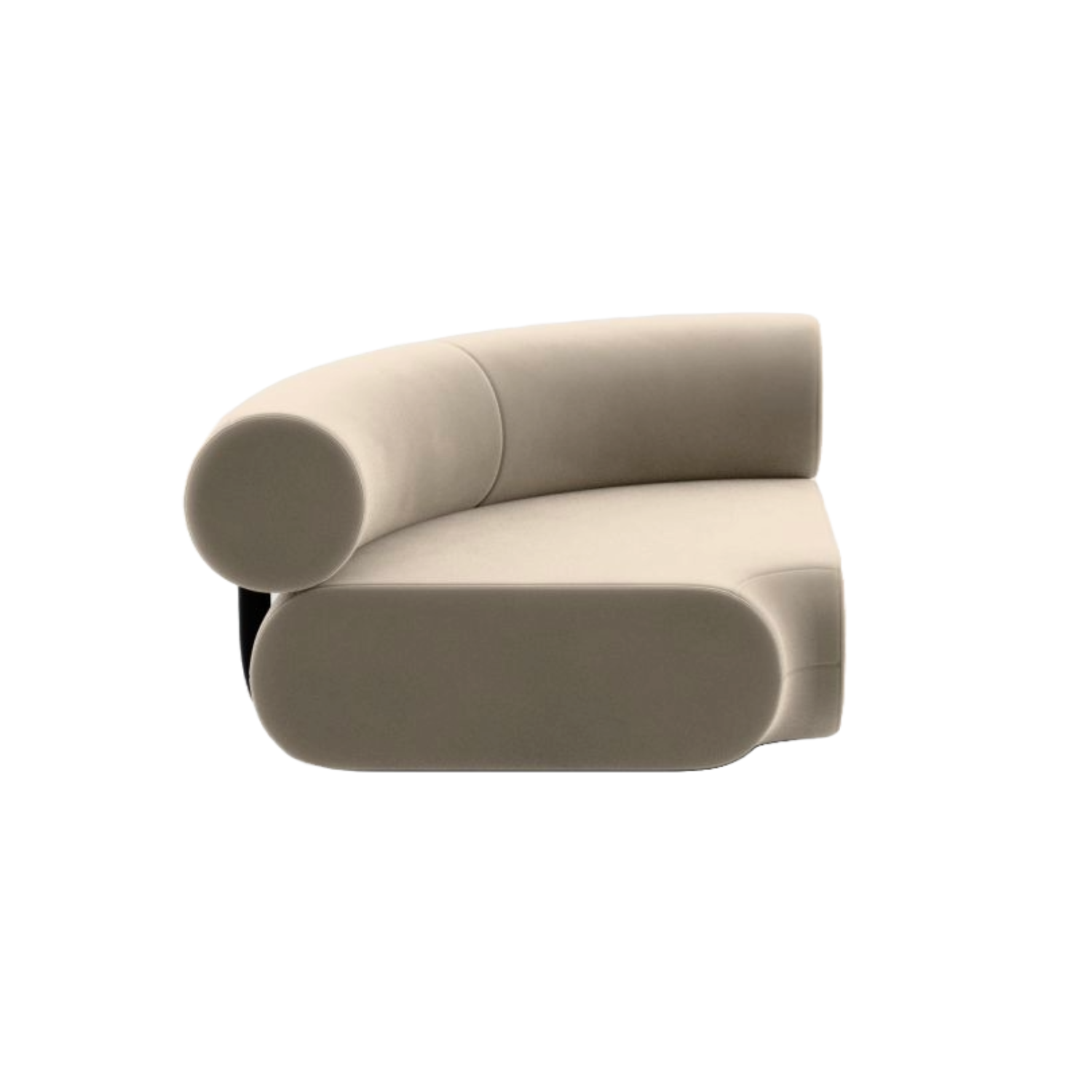 Fat modular sofa - upholstered corner module