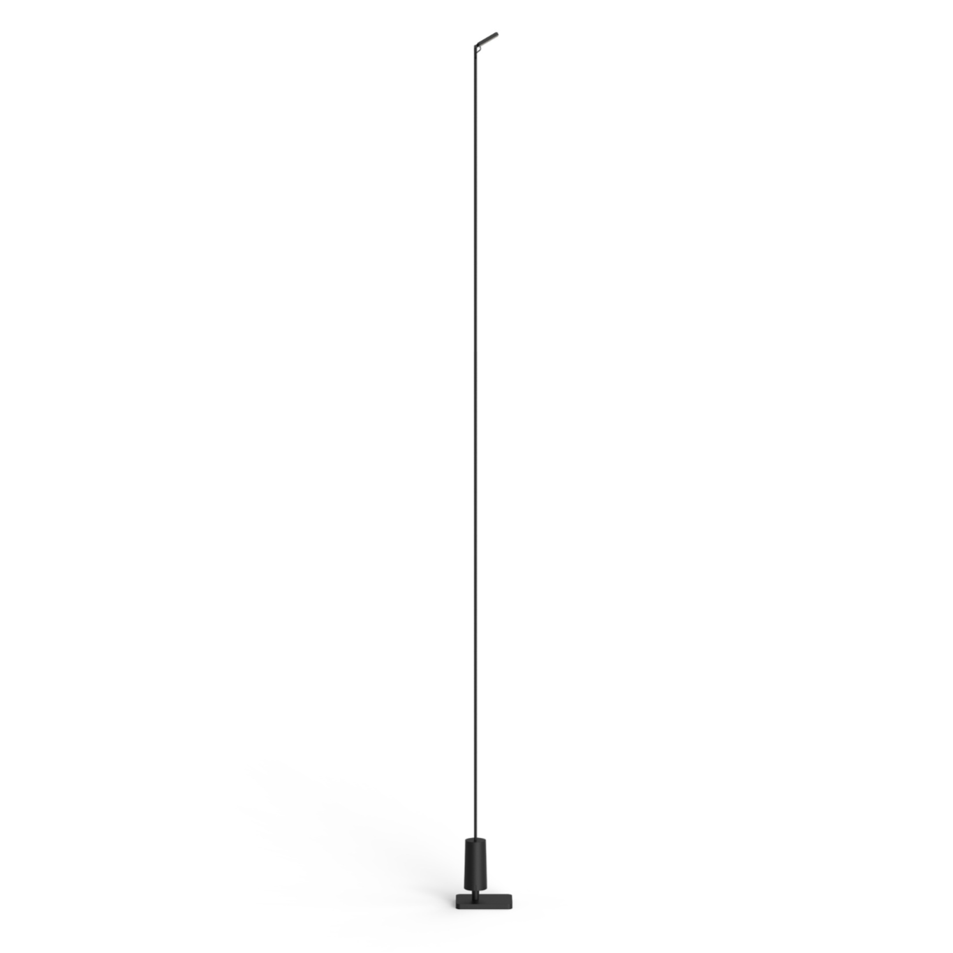 Portable outdoor floor lamp FLIA black