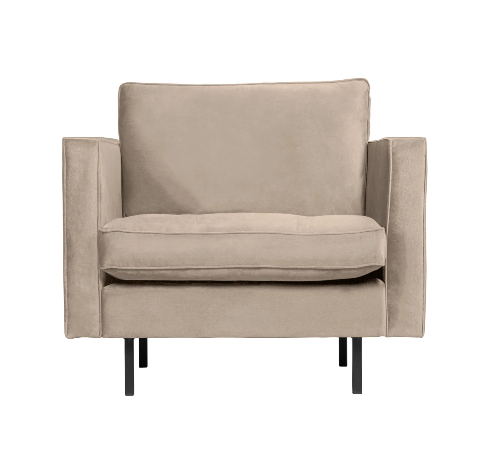 Rodeo Classic Khaki velvet armchair