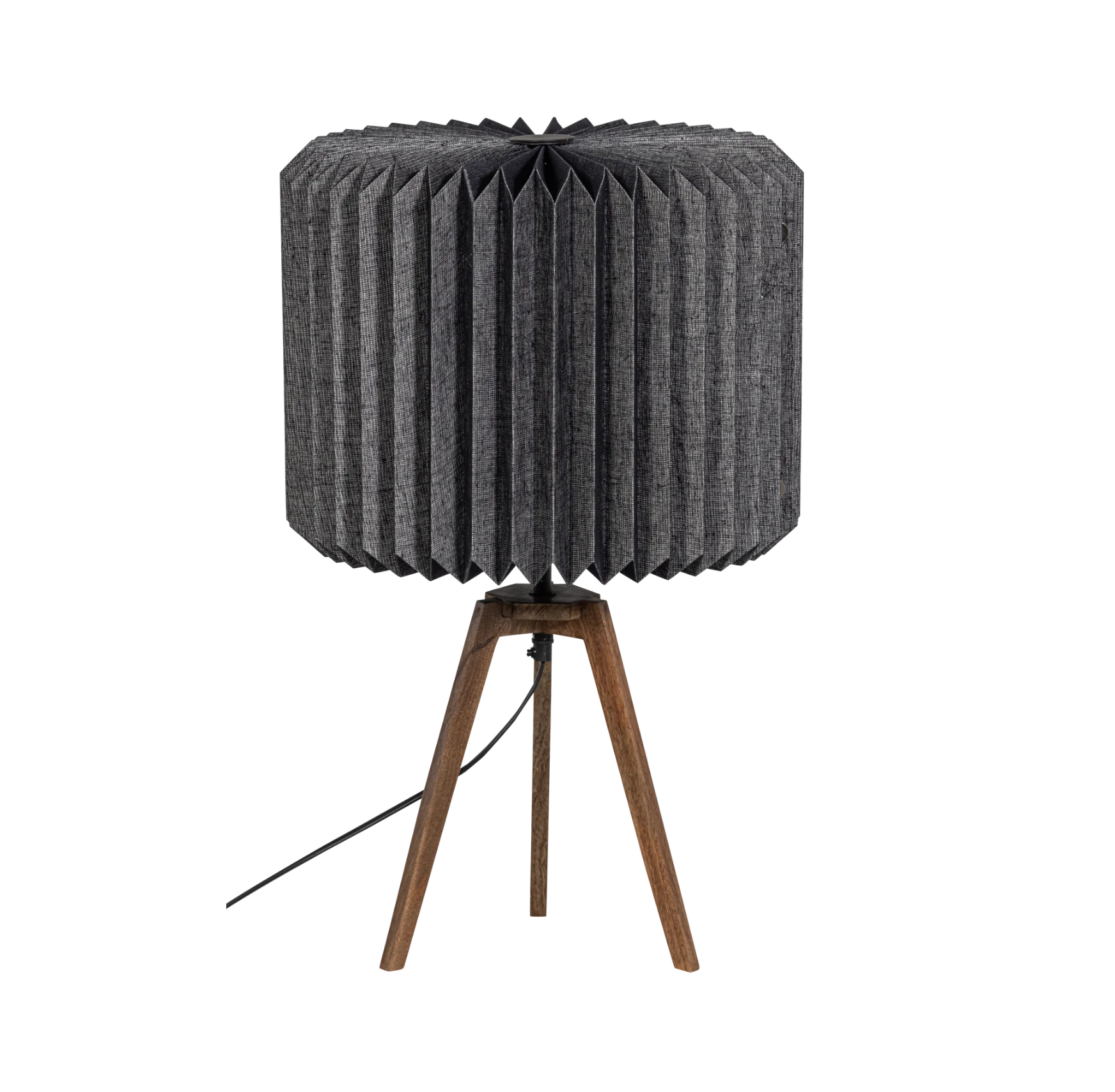Stolní lampa BONES černý papír