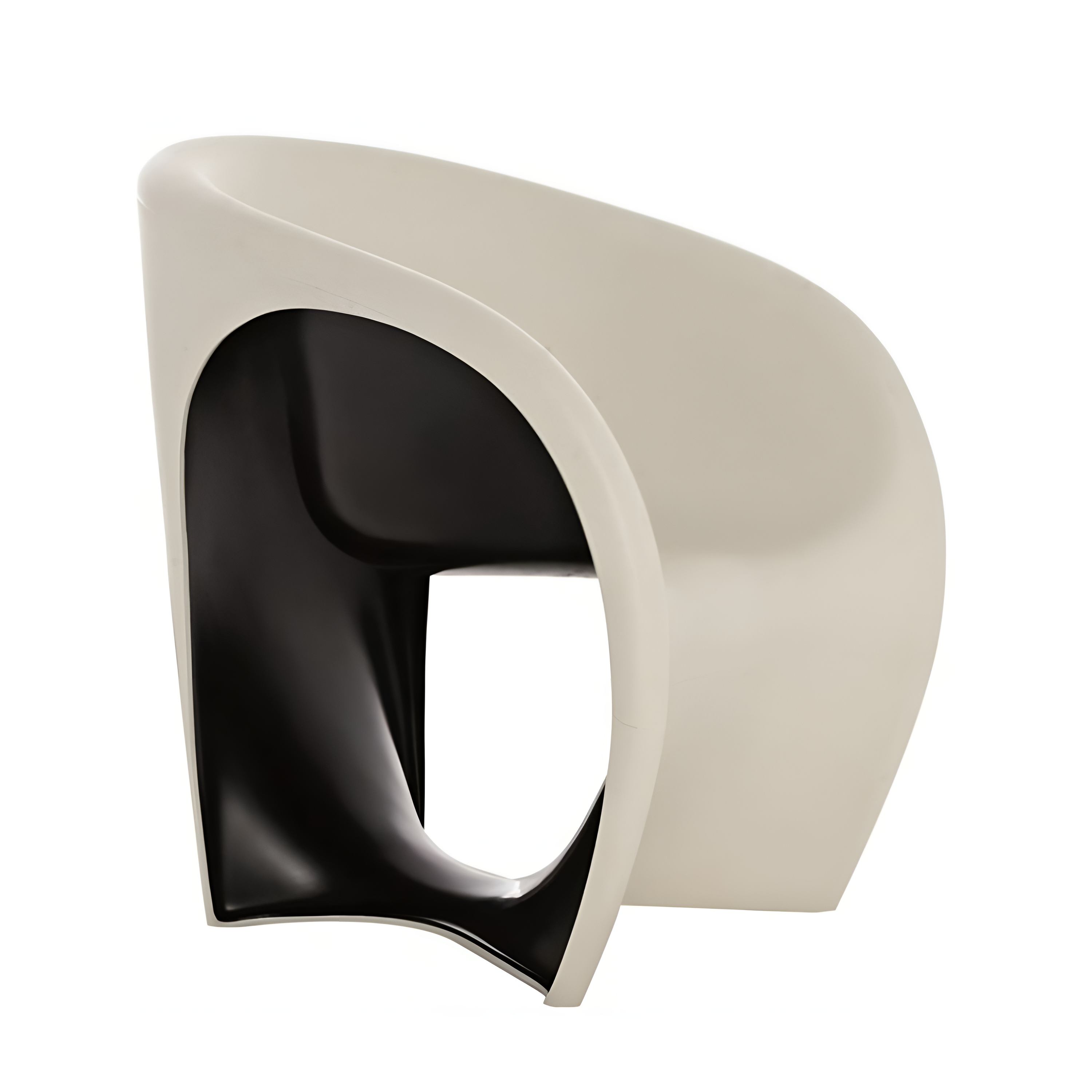 MT1 armchair white and white