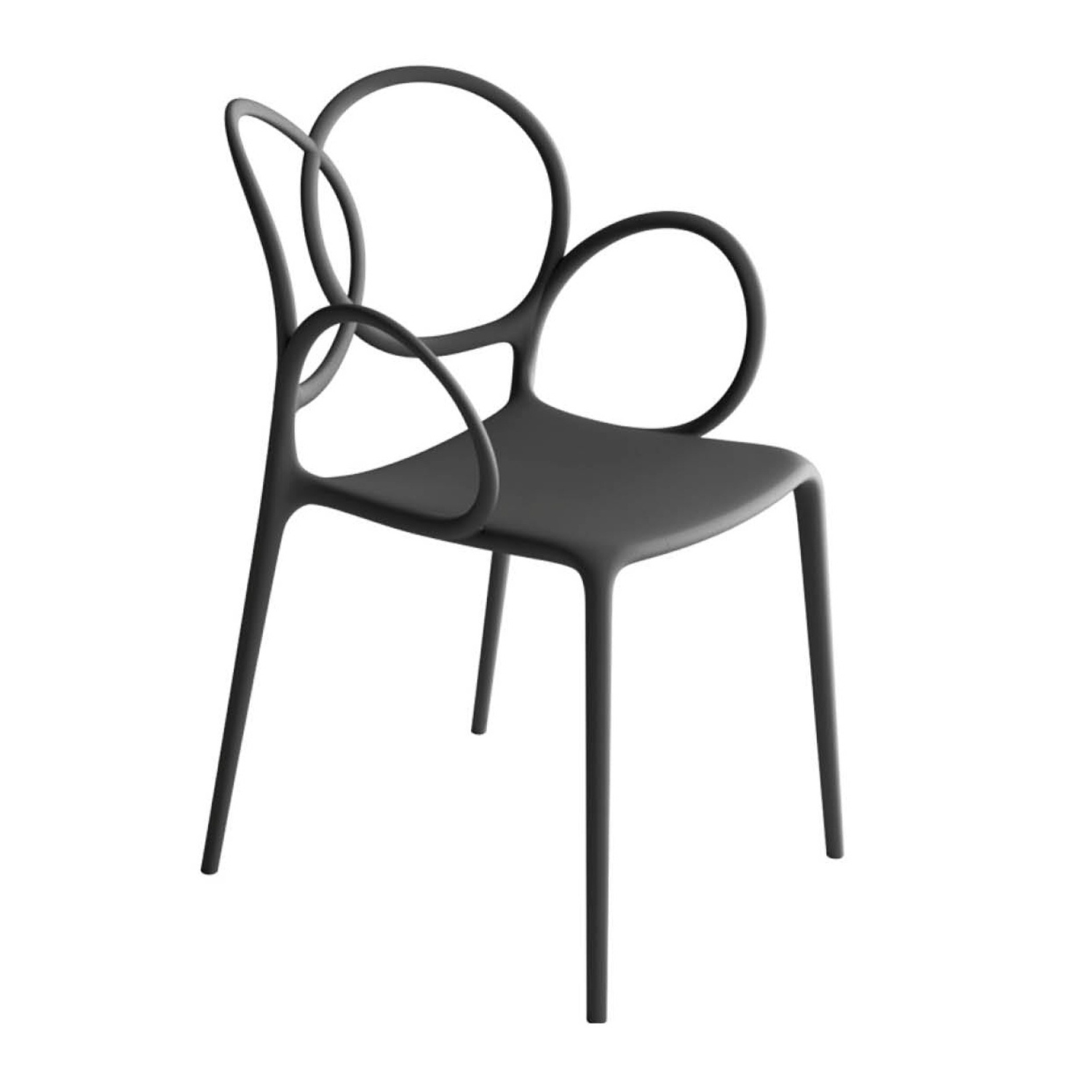 SISSI Armchair in Dark Gray