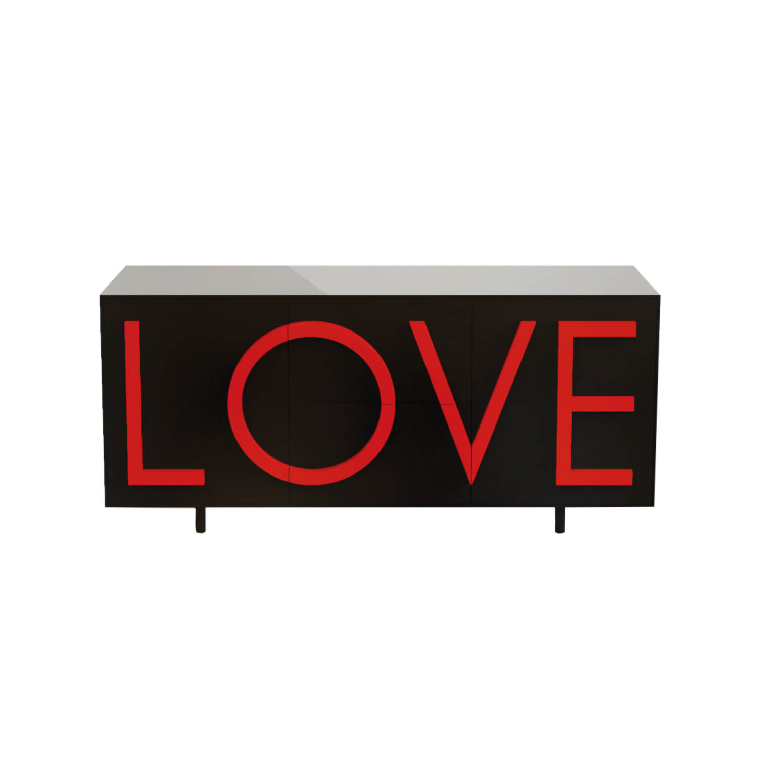 Komoda LÁSKA černá