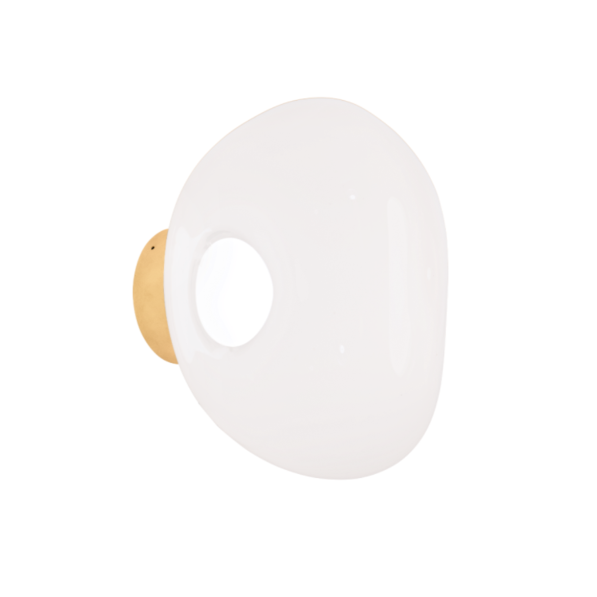 Nástěnné svítidlo MELT opalizující se zlatým povrchem