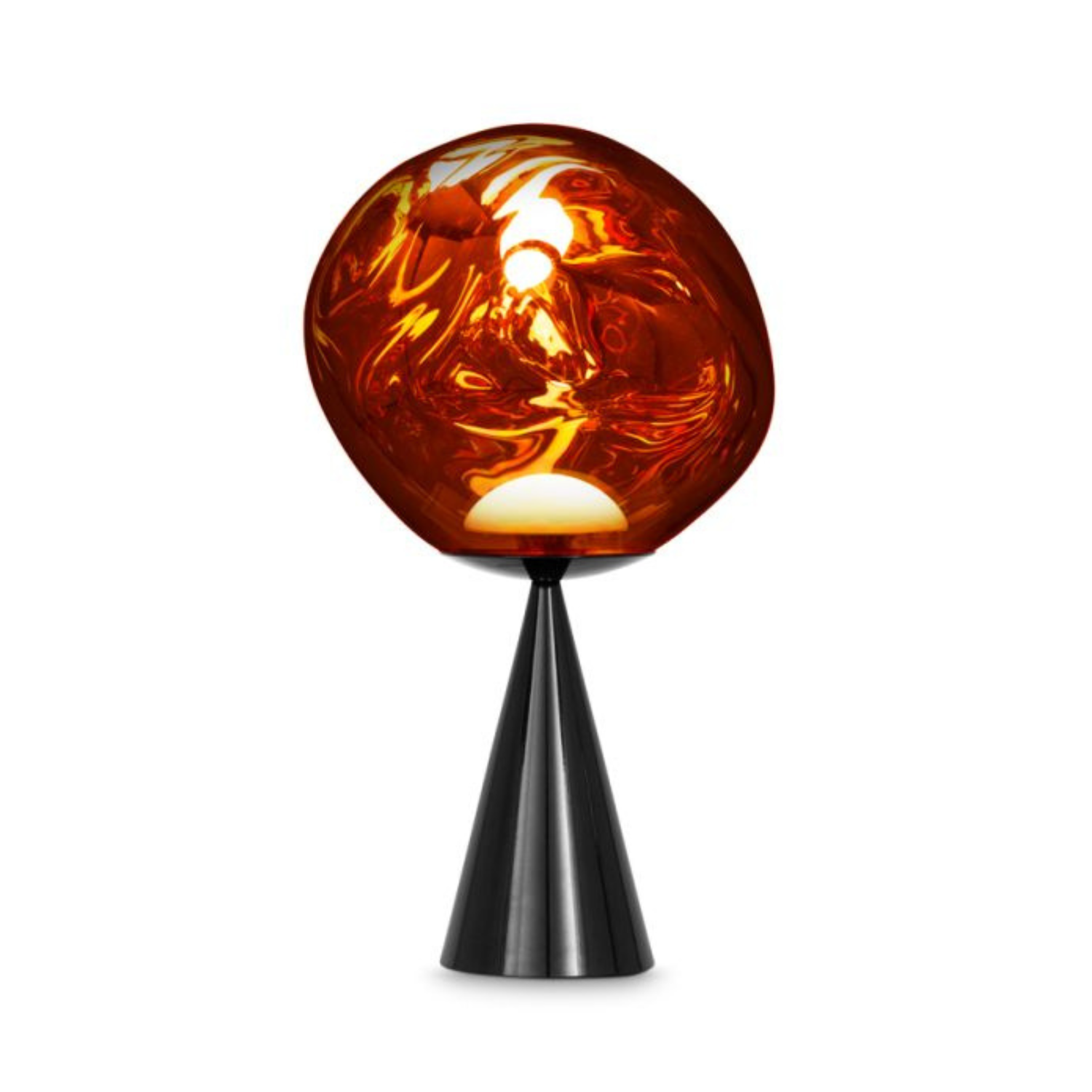 Stolní lampa MELT měděná