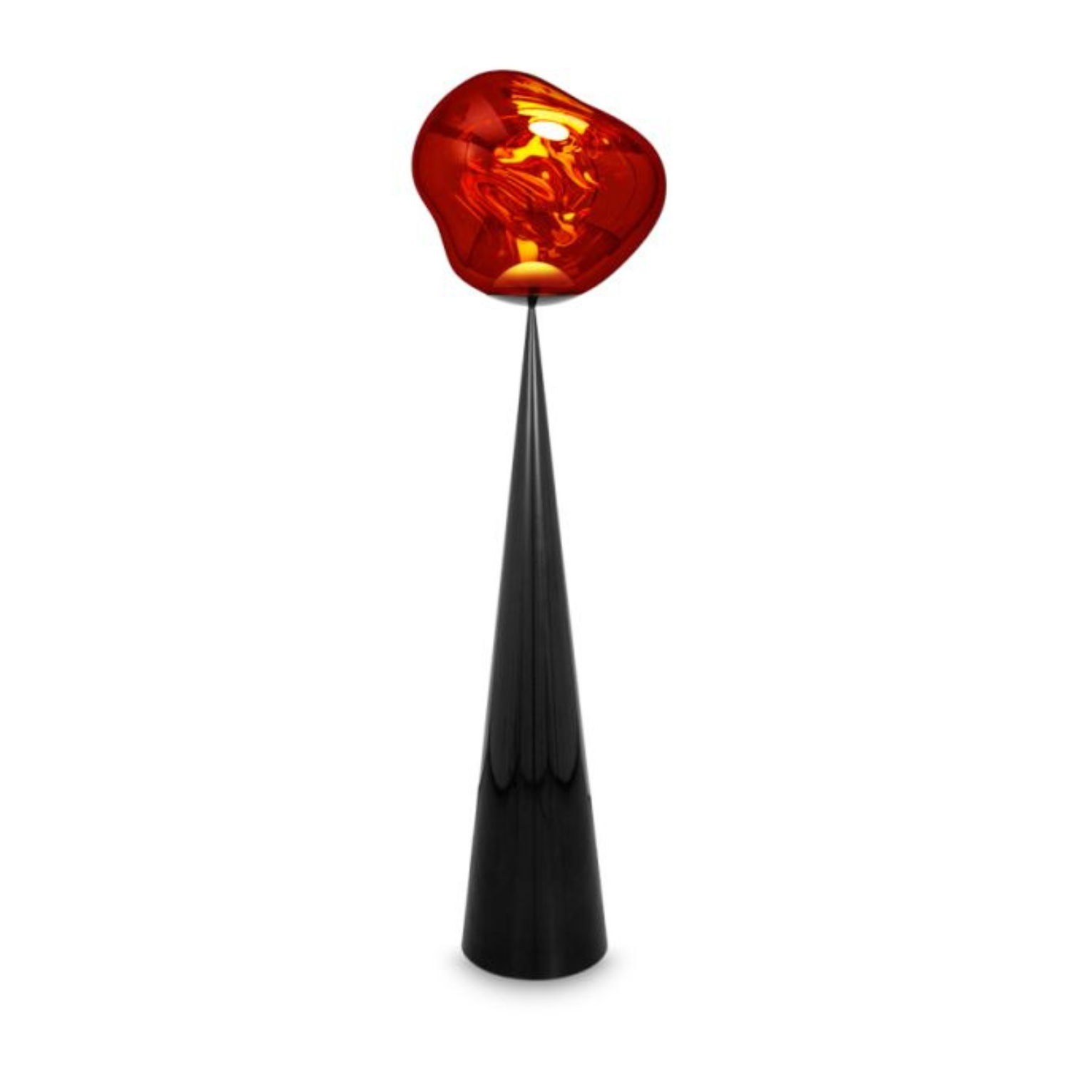 Stojací lampa MELT měděná