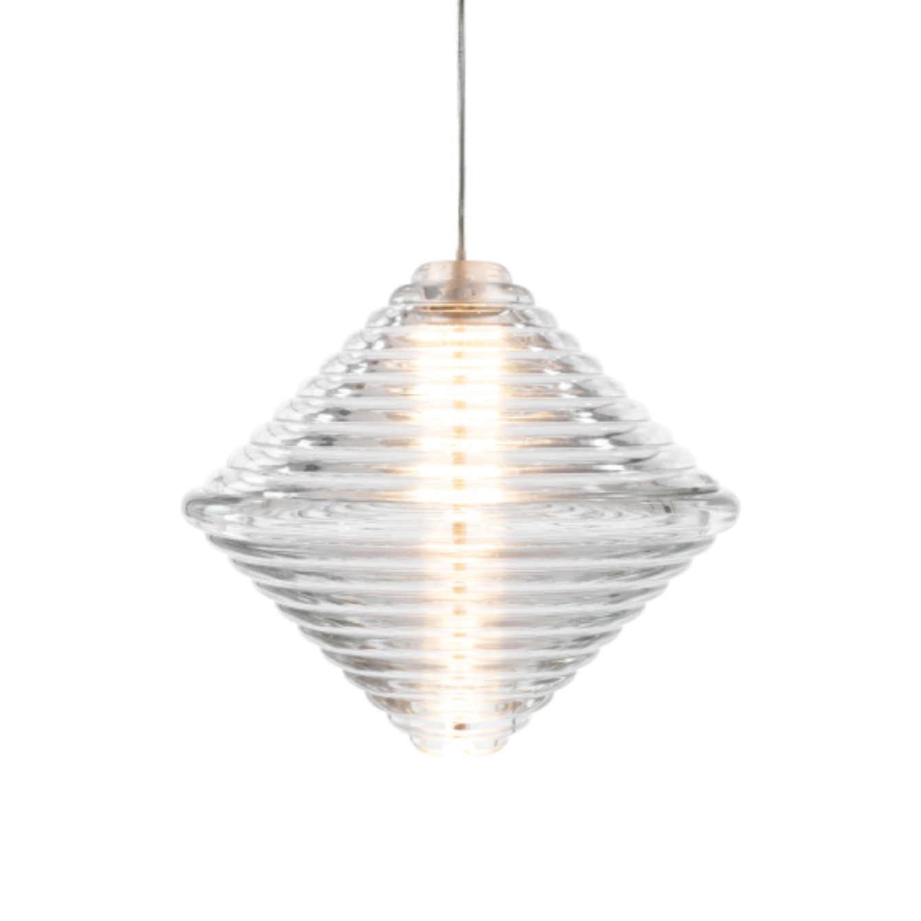 Závěsné svítidlo PRESS sklo