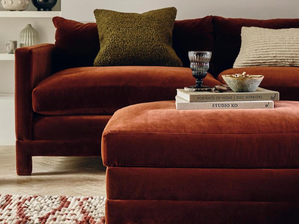 Puf aksamitny PPno.2 rdzawy Pols Potten Eye on Design