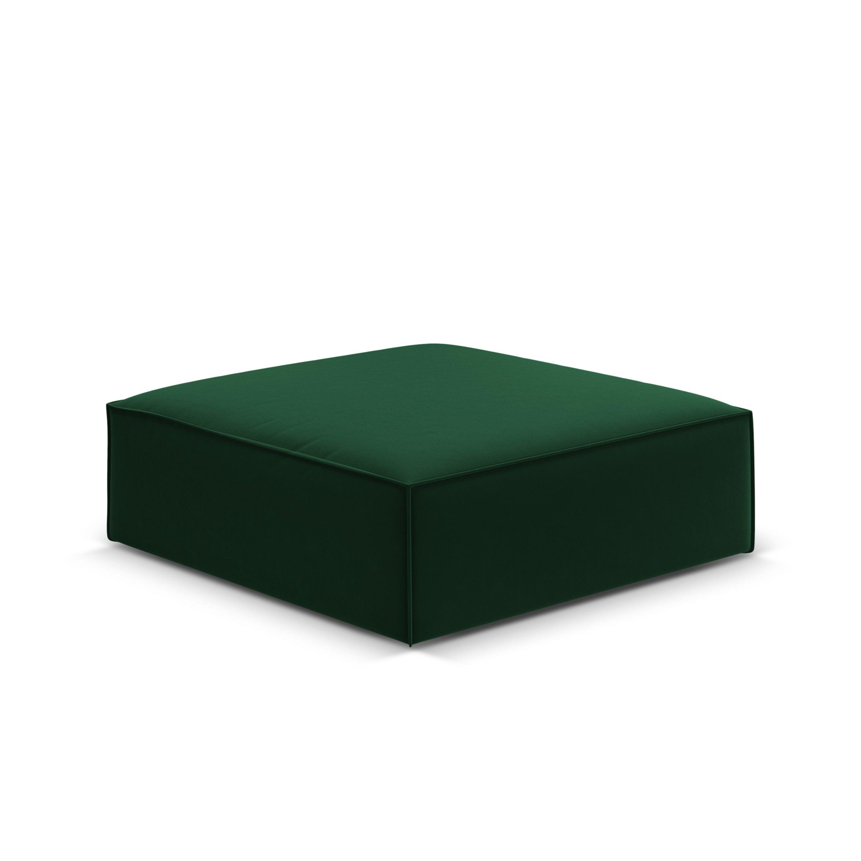 Puf aksamitny VANDA butelkowa zieleń Mazzini Sofas Eye on Design