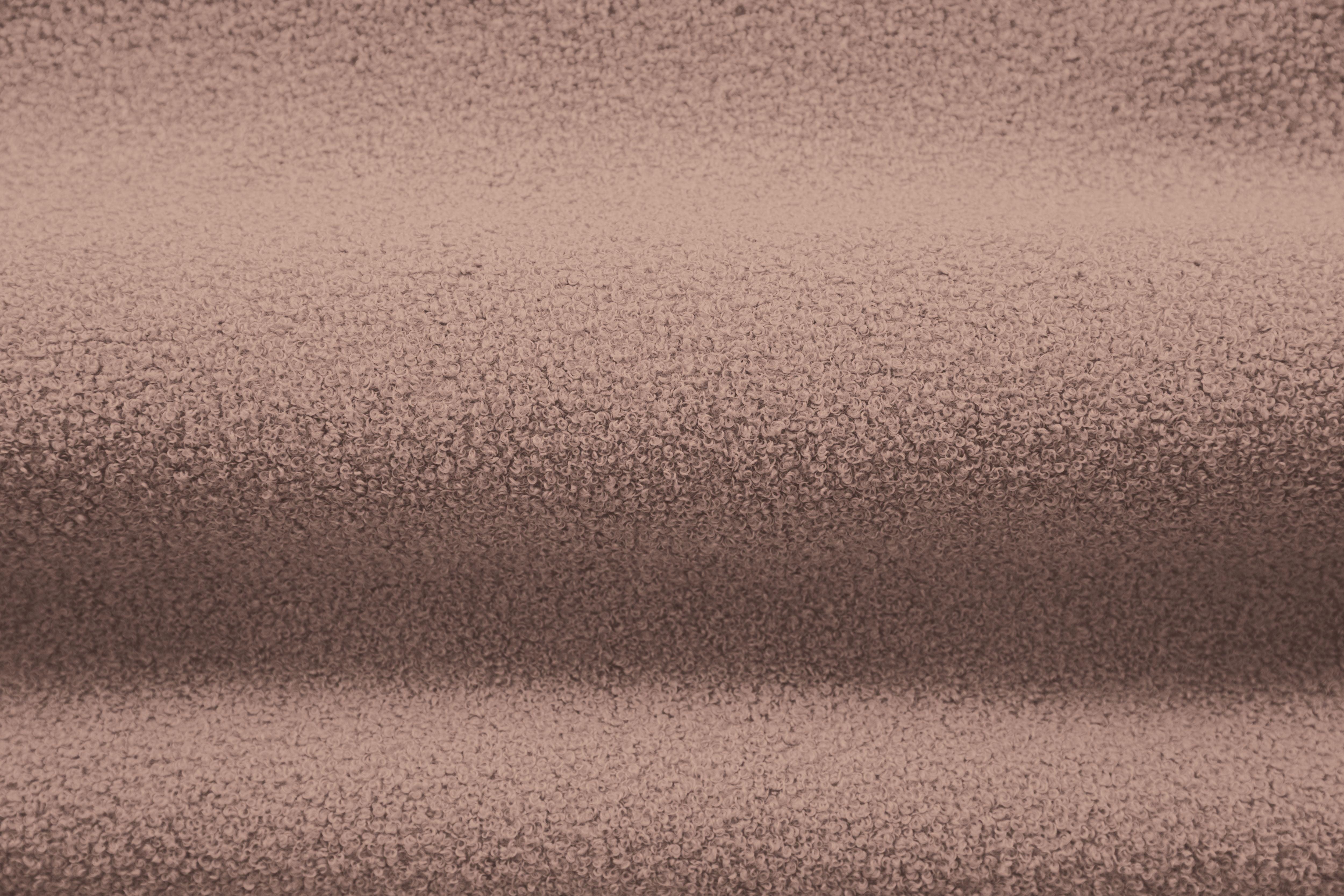 Puf ALDRIN pudrowy róż boucle Windsor & Co Eye on Design