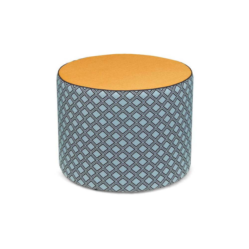 Puf CALYBABU niebieski Contardi 45 cm bez pokrowca Eye on Design