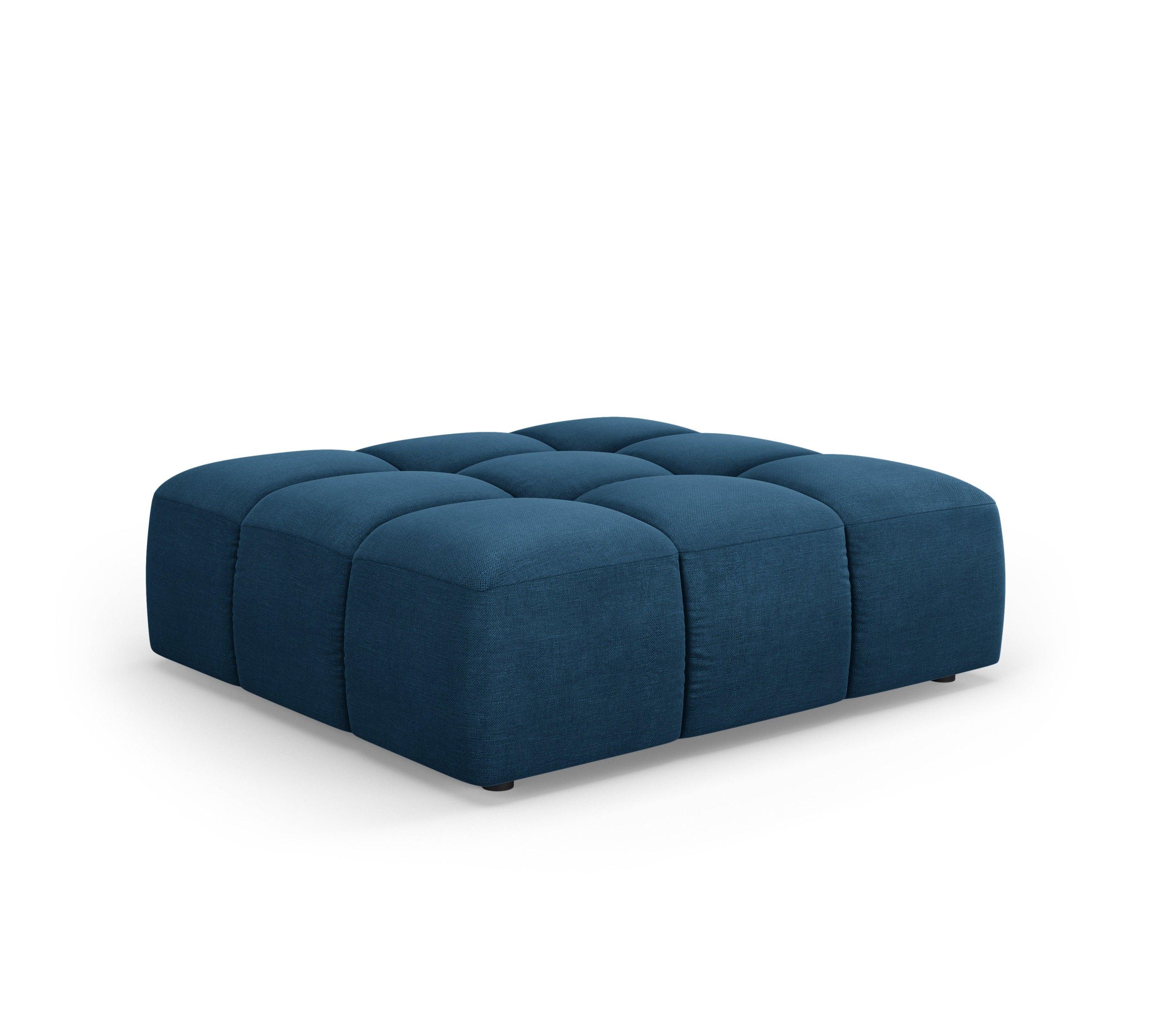 Puf FRANCESCA granat królewski szenil Milo Casa Eye on Design