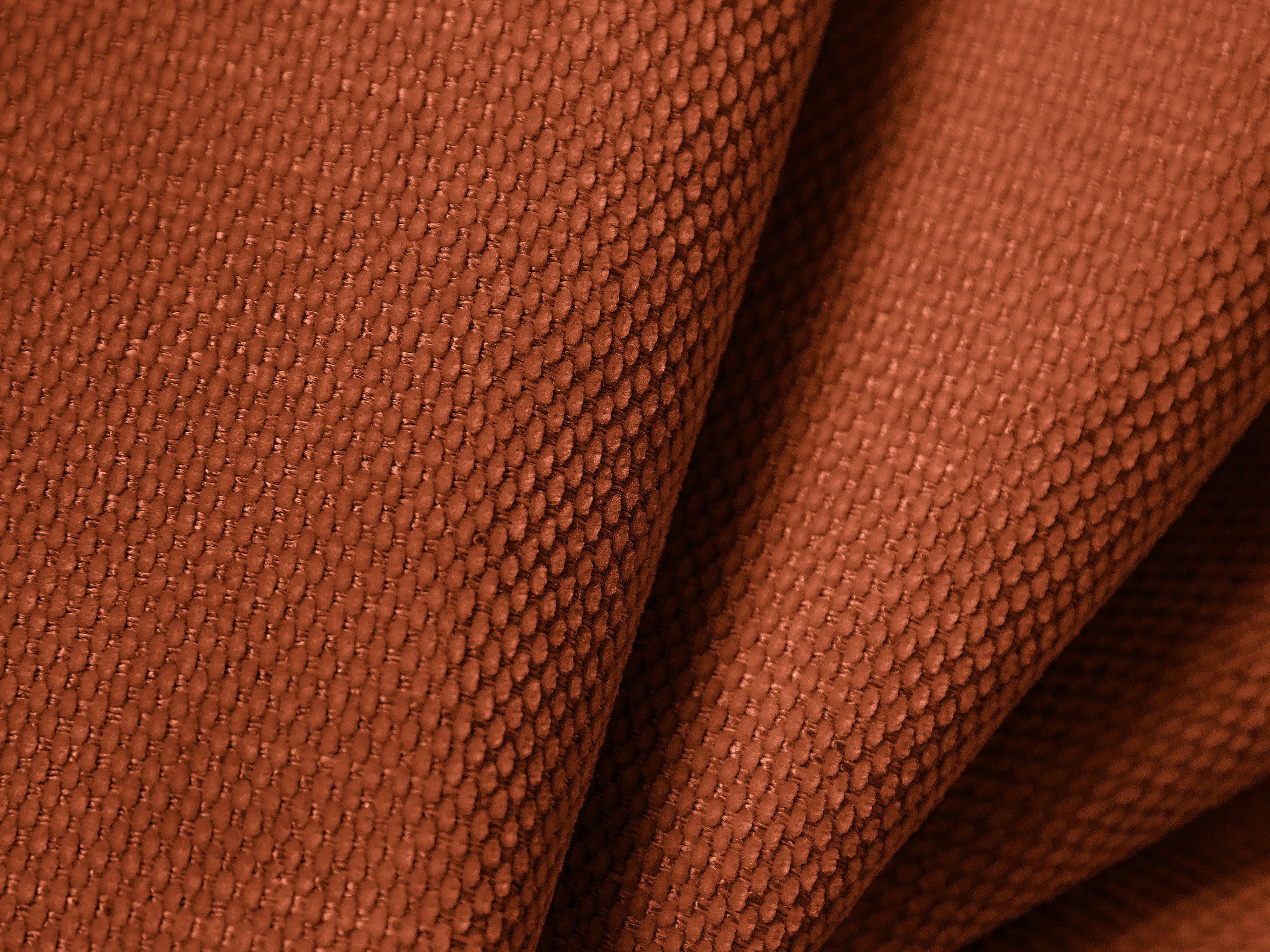 Puf FRANCESCA terracotta szenil Milo Casa Eye on Design