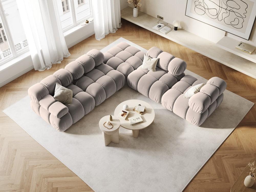 Puf / moduł aksamitny TROPEA cappuccino Milo Casa Eye on Design
