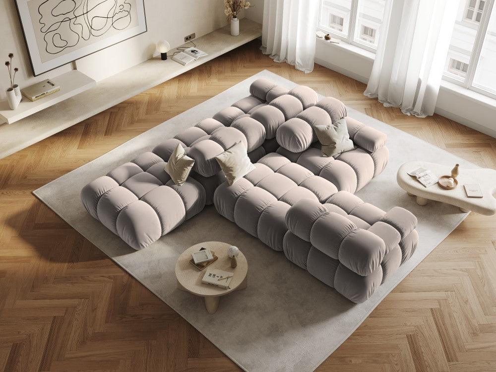 Puf / moduł aksamitny TROPEA cappuccino Milo Casa Eye on Design