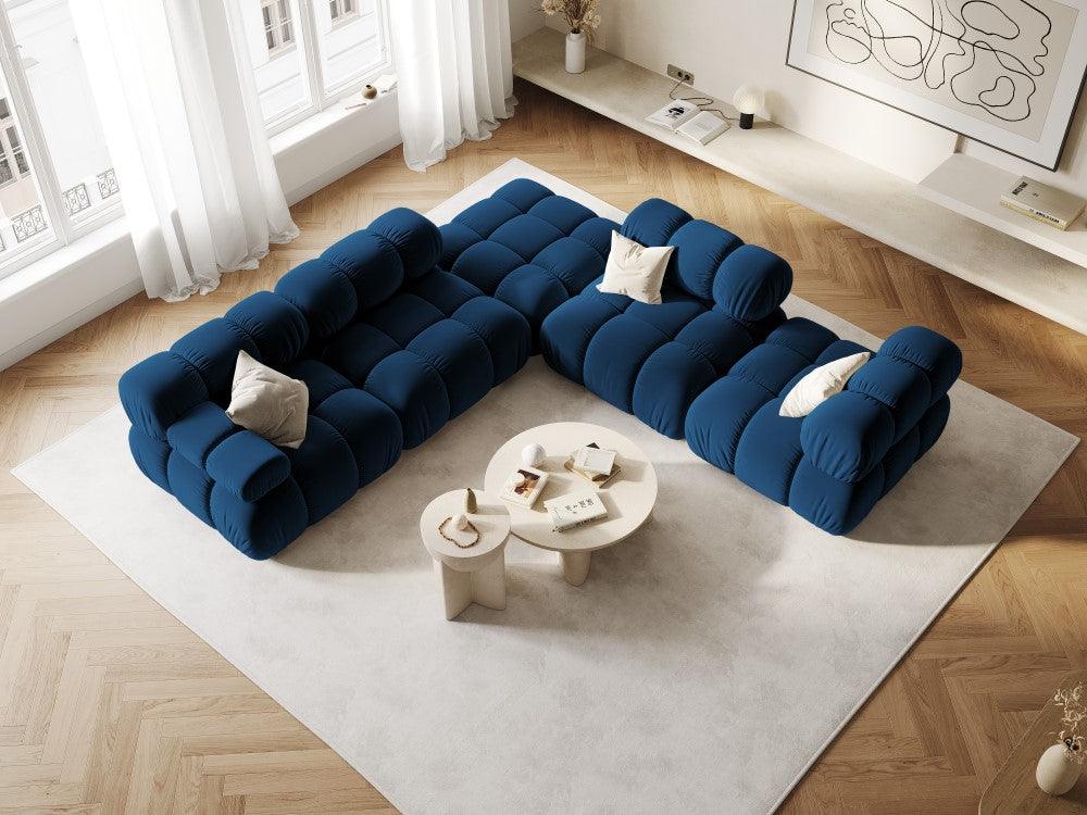 Puf / moduł aksamitny TROPEA granat królewski Milo Casa Eye on Design