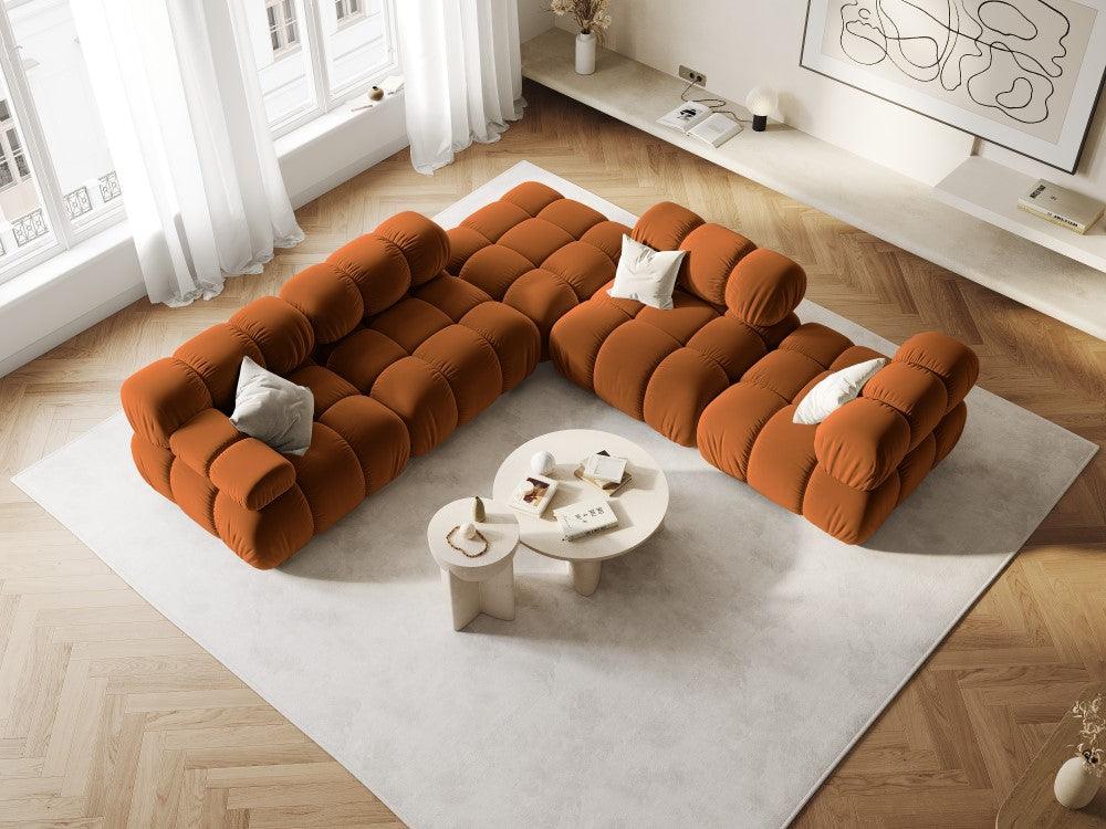 Puf / moduł aksamitny TROPEA terracotta Milo Casa Eye on Design