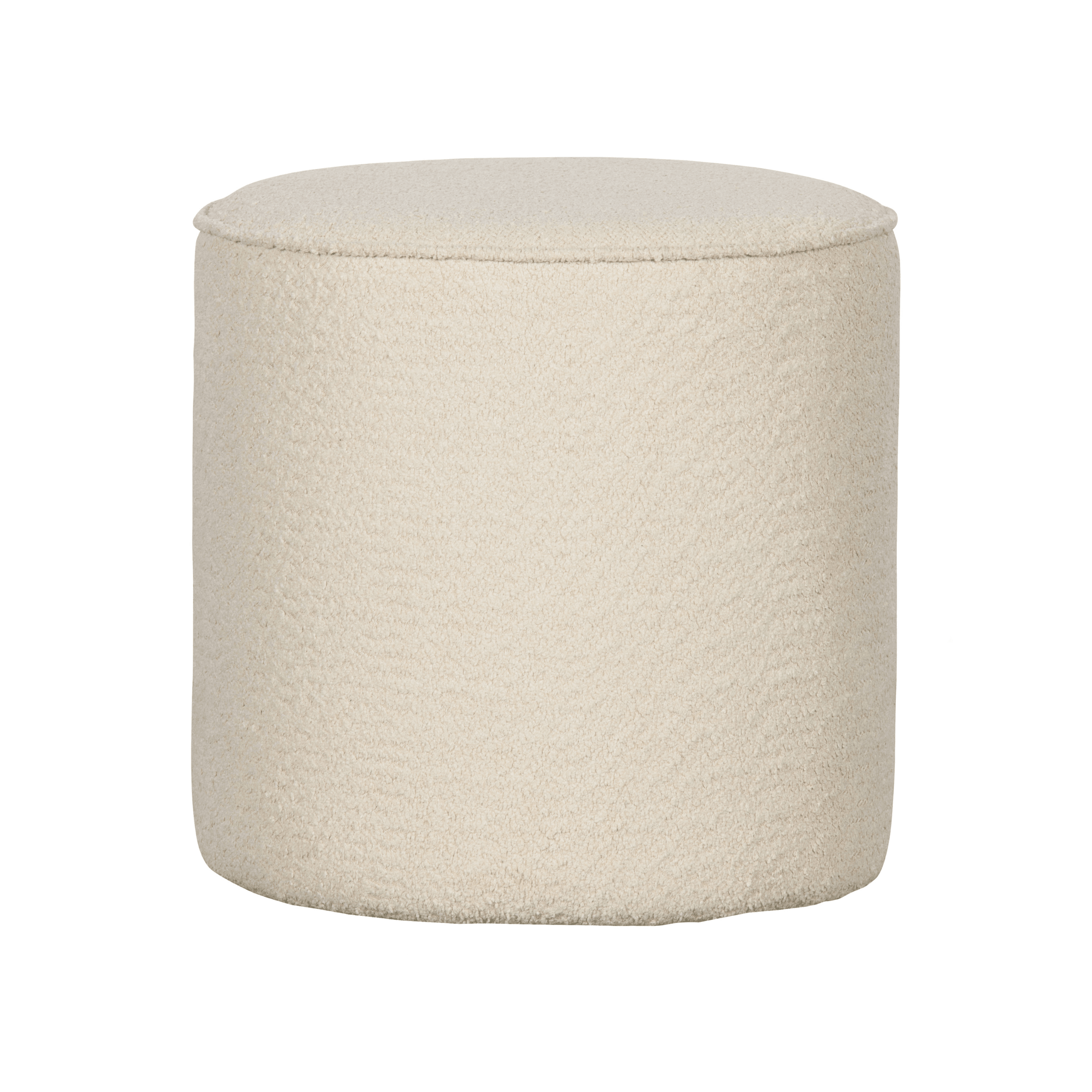 Puf SARA boucle kremowy Woood wysoki Eye on Design