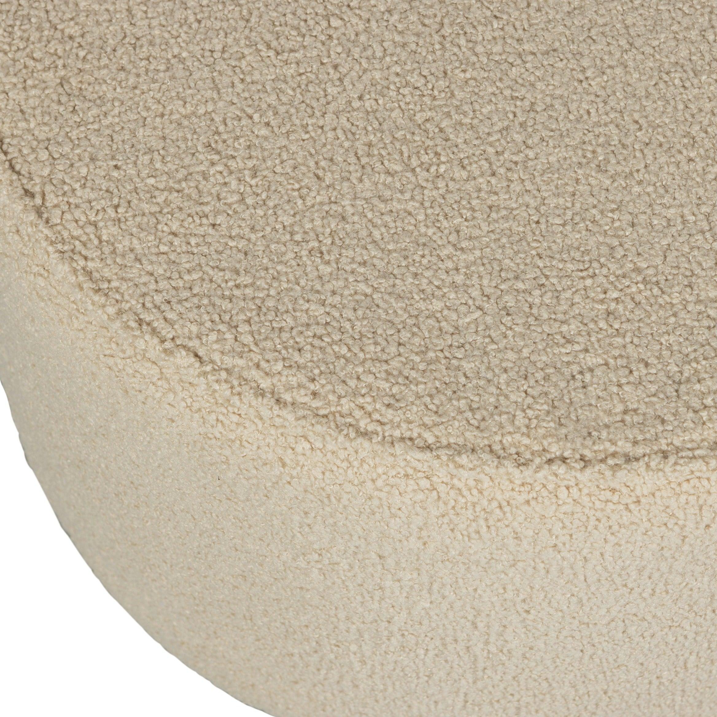 Puf SARA plusz piaskowy Woood Eye on Design