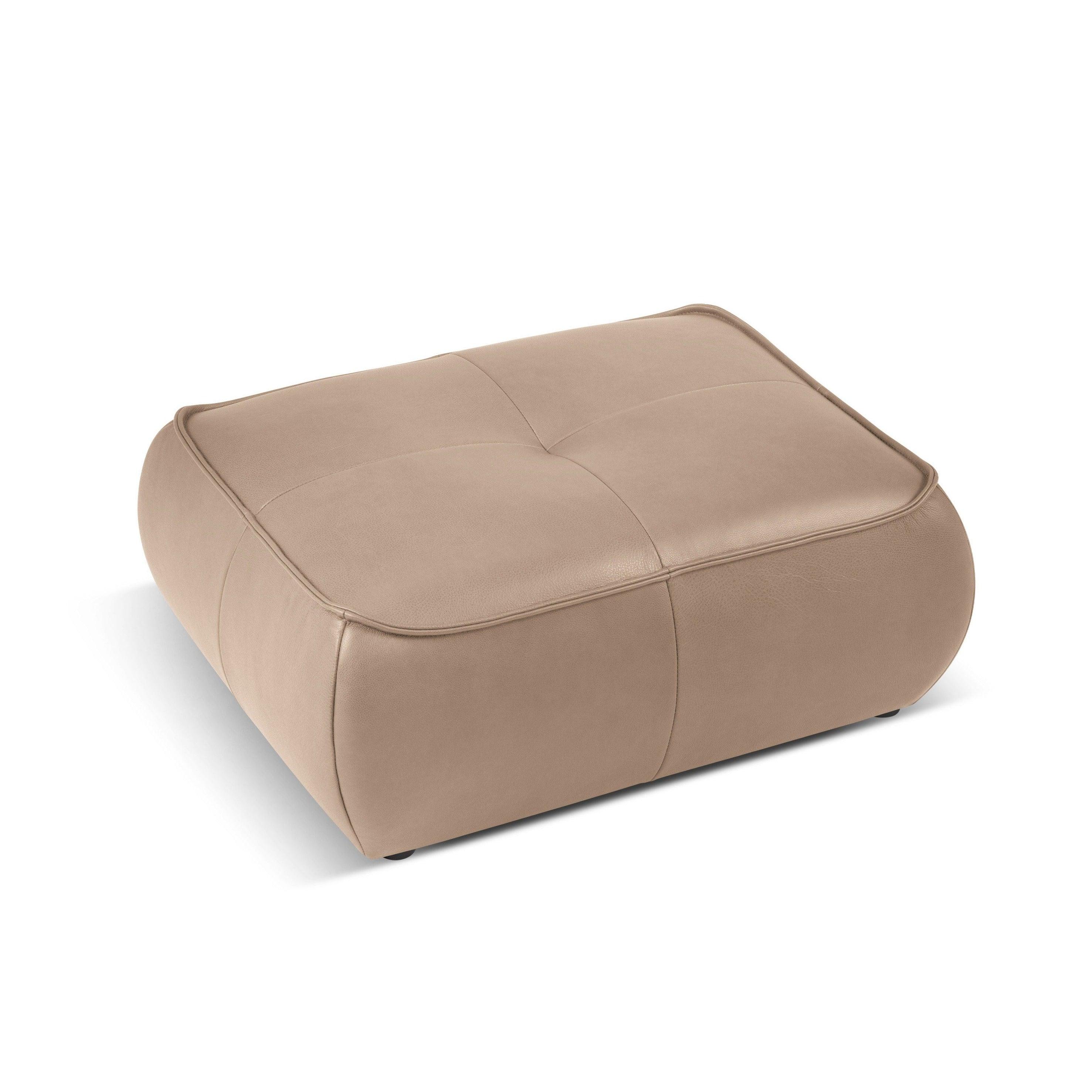 Puf skórzany LILY cappuccino Maison Heritage Eye on Design