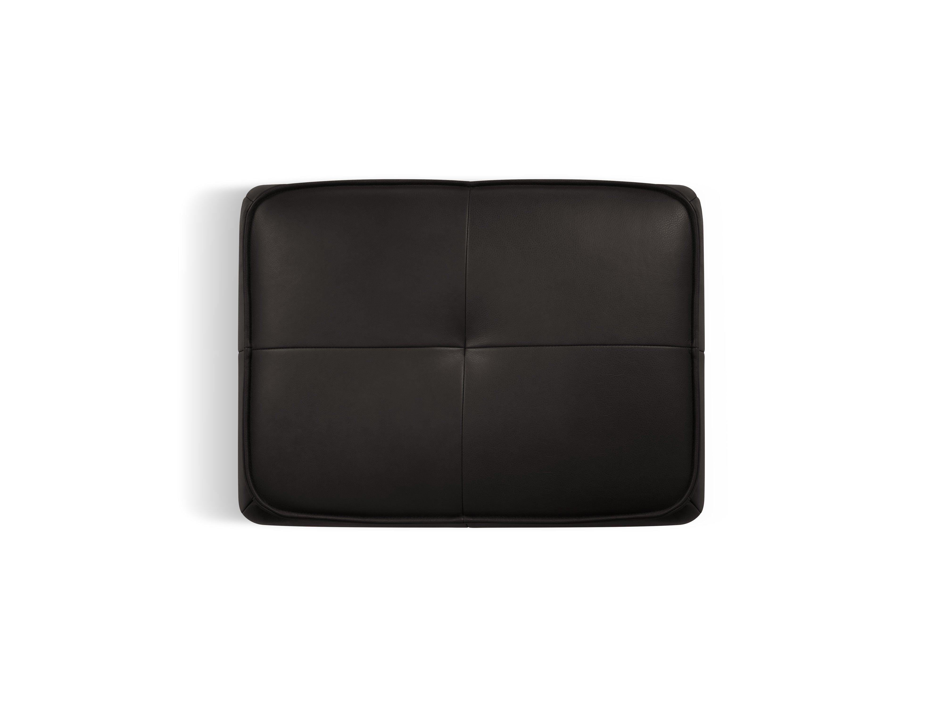 Puf skórzany LILY czarny Maison Heritage Eye on Design