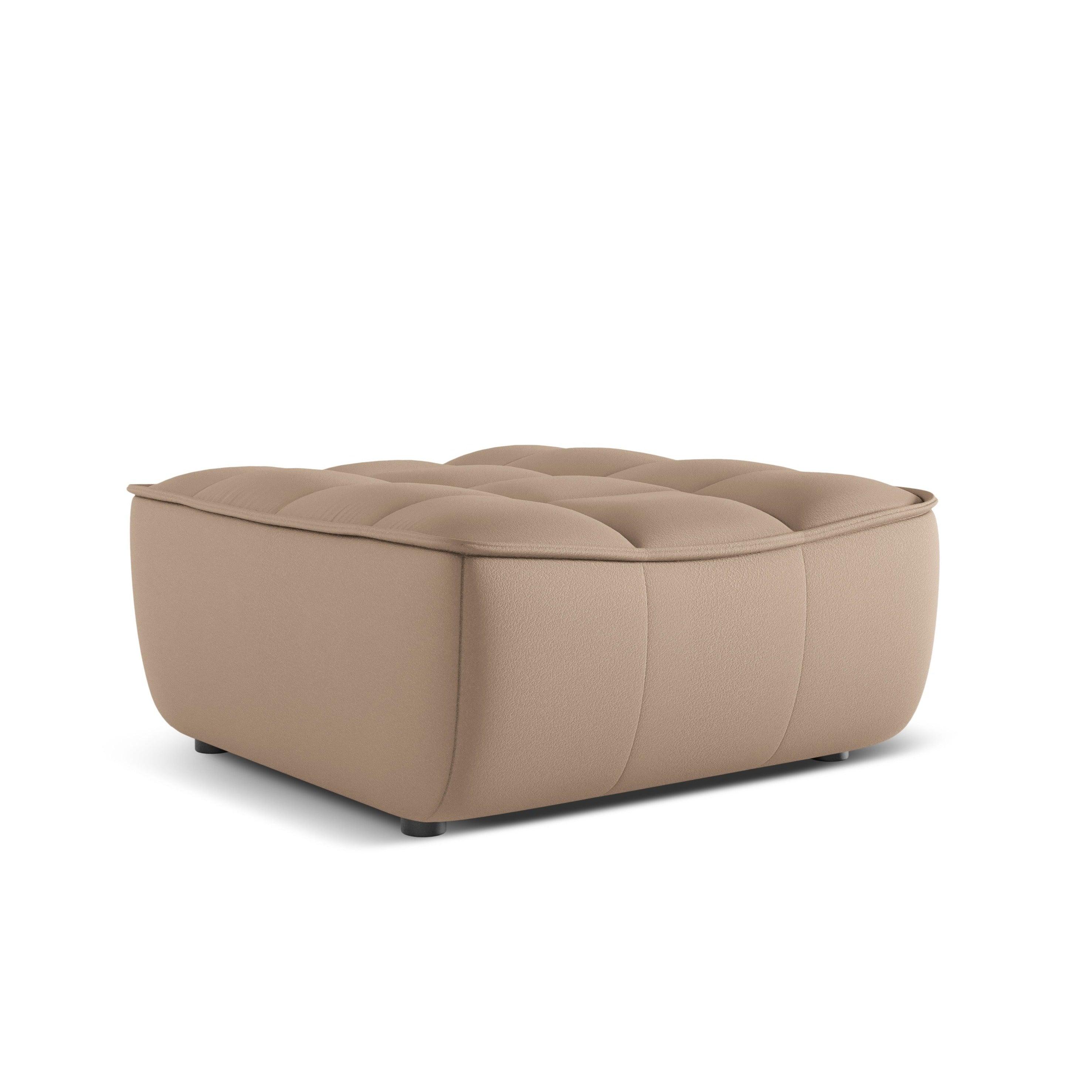 Puf skórzany MONI cappuccino Maison Heritage Eye on Design