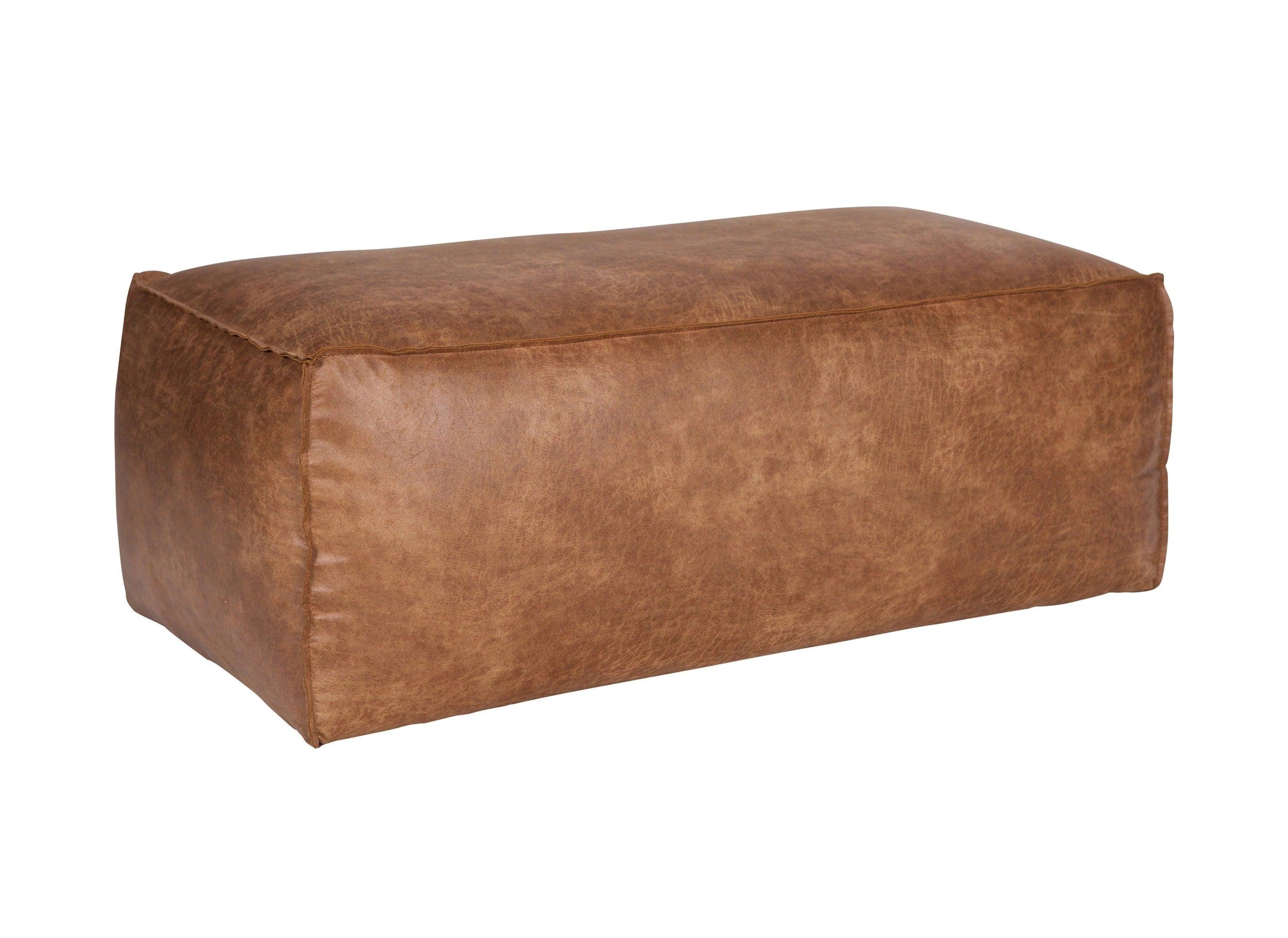 Puf skórzany RODEO koniakowy Be Pure Eye on Design