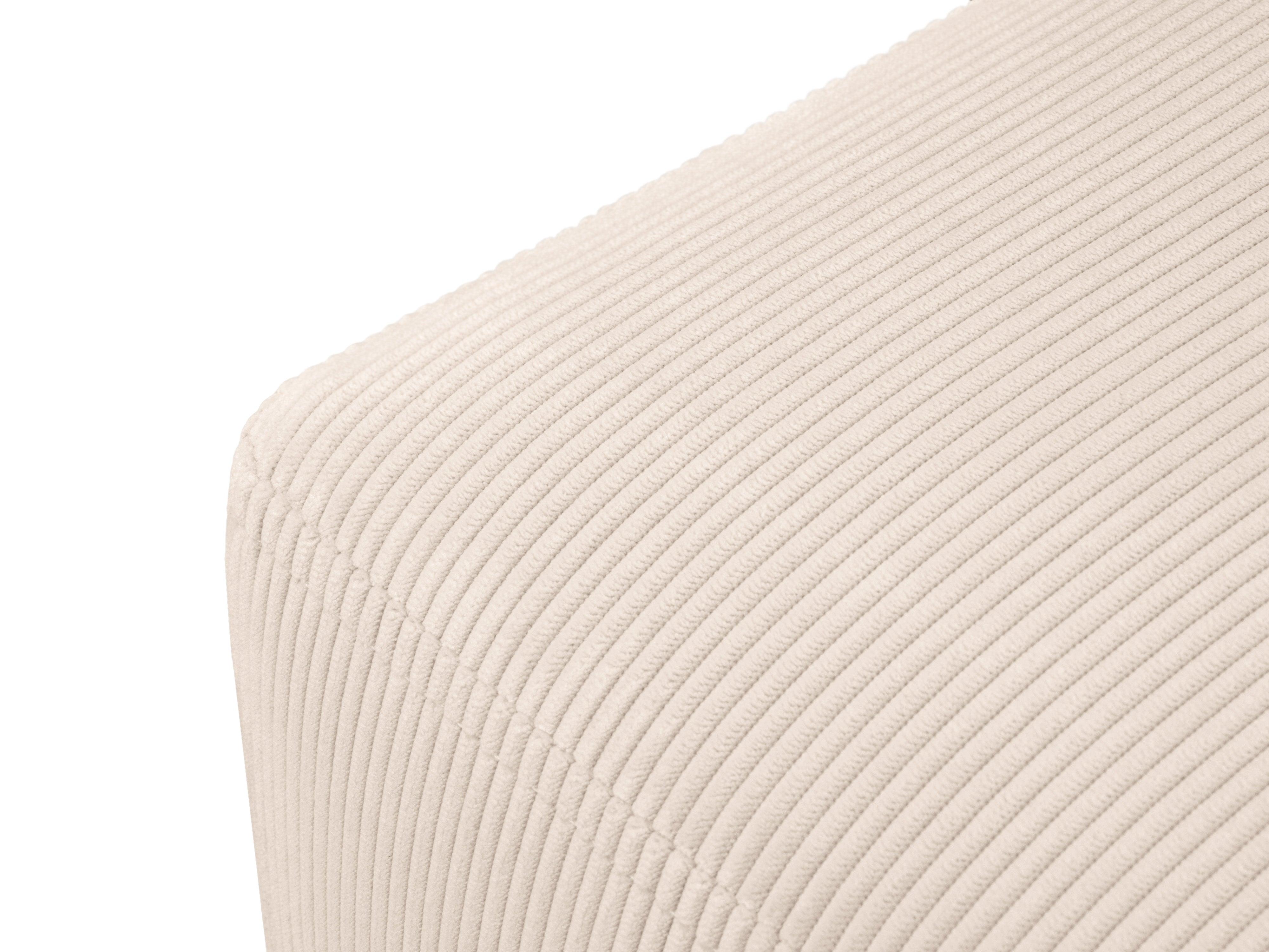 Puf sztruksowy ROSE beżowy Mazzini Sofas Eye on Design