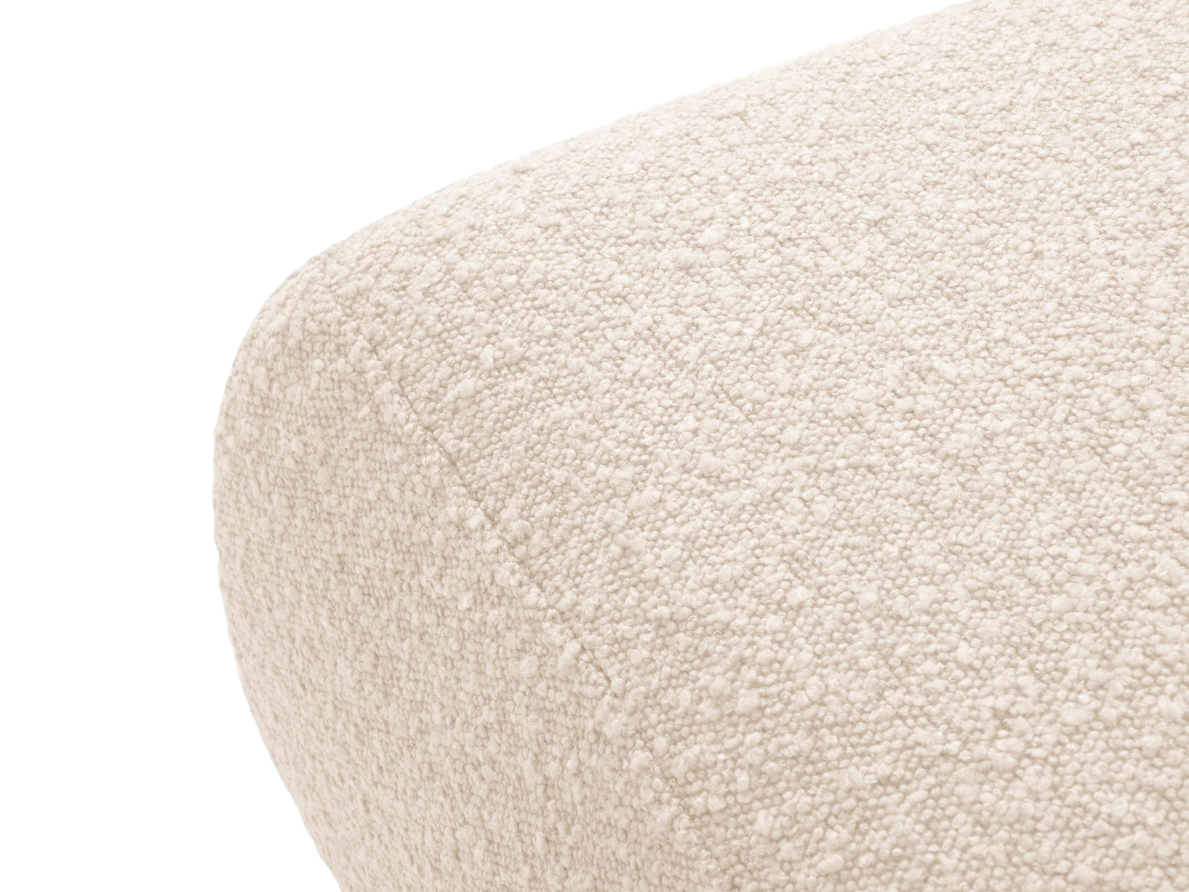 Puf w tkaninie boucle LOLA beżowy Windsor & Co Eye on Design