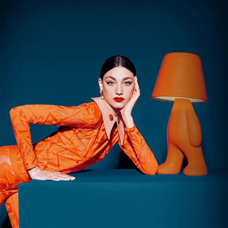 Lampička VĚTŠÍ BRATR černý mix