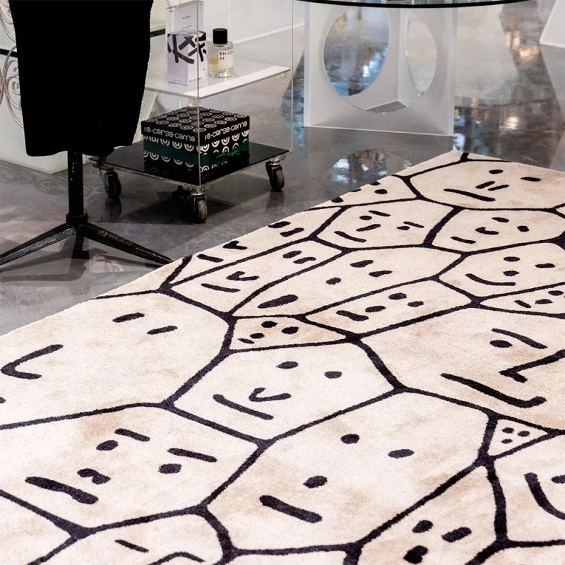 PARADE rectangular rug black