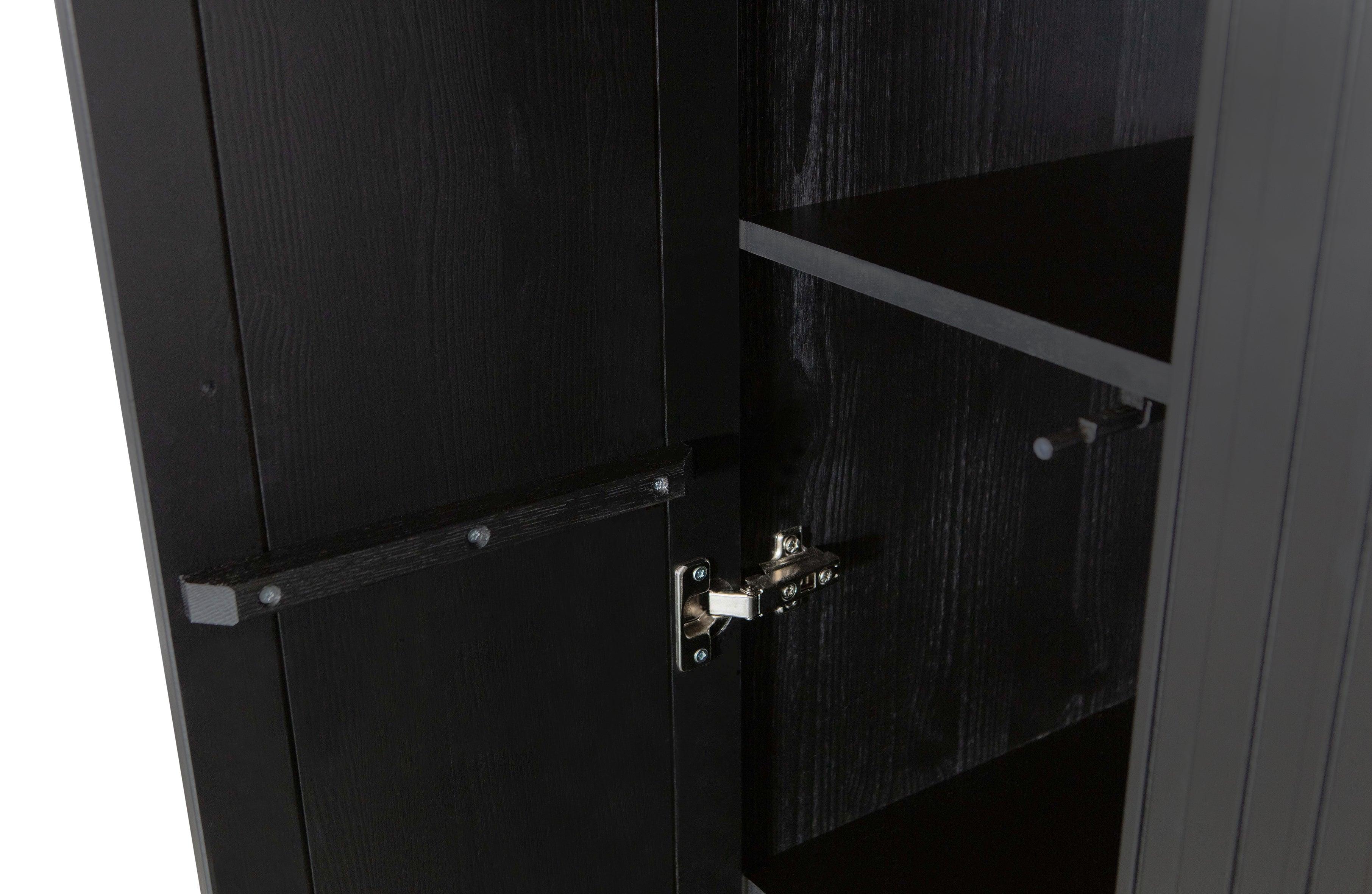 Regał GRAVURE czarne drewno sosnowe Woood Exclusive Eye on Design