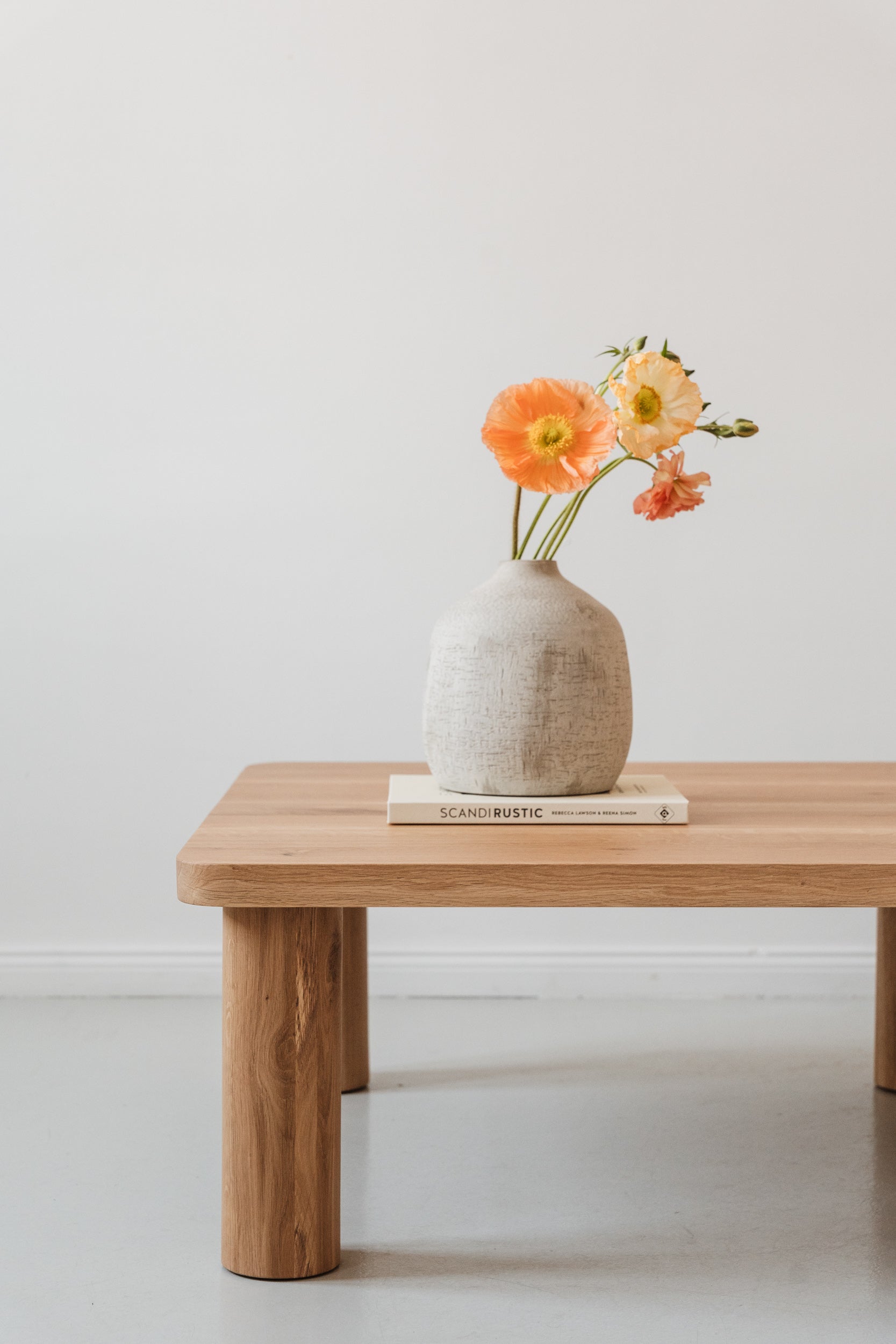 ROLLO Coffee Table Set Oak Wood