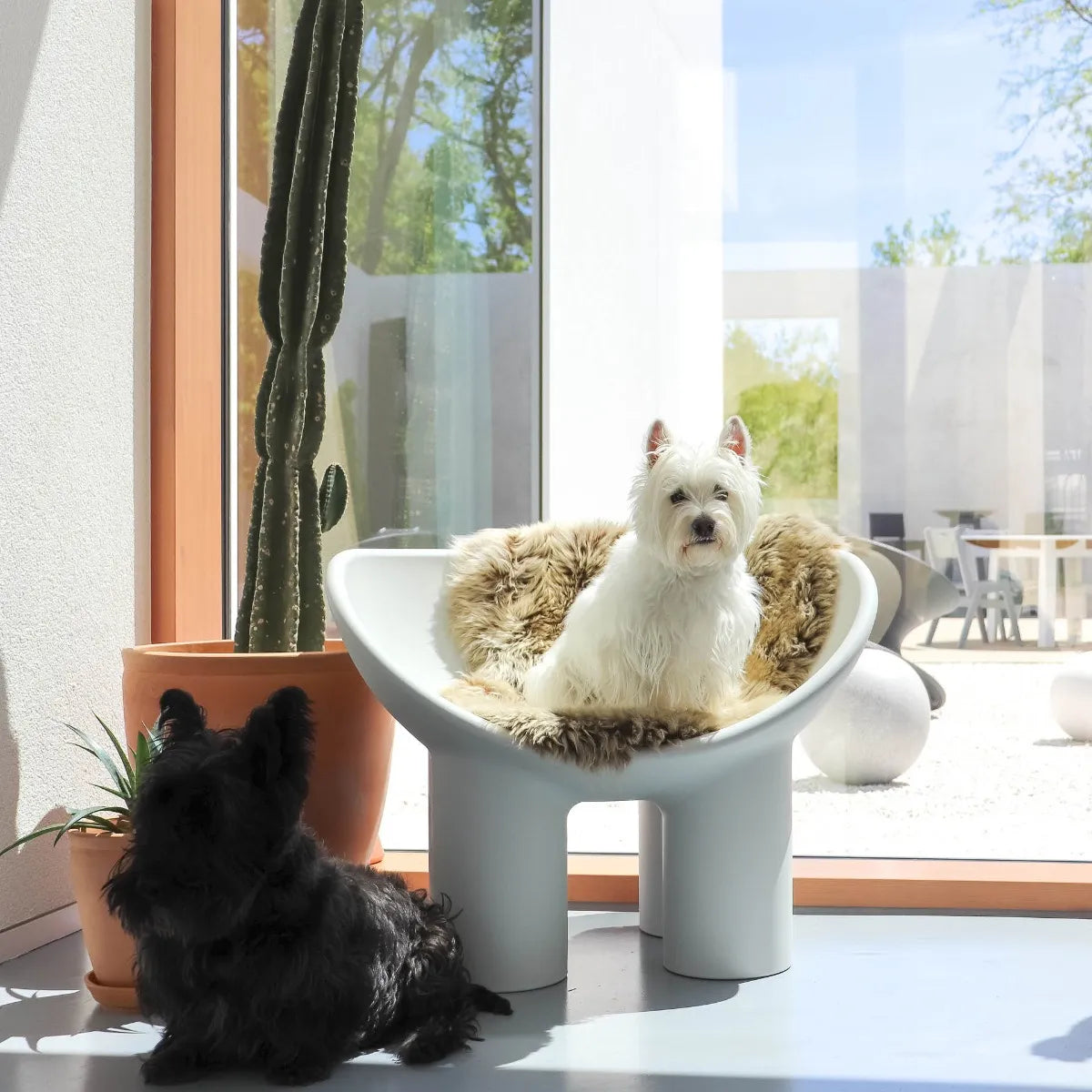 Křeslo ROLY POLY světle šedé