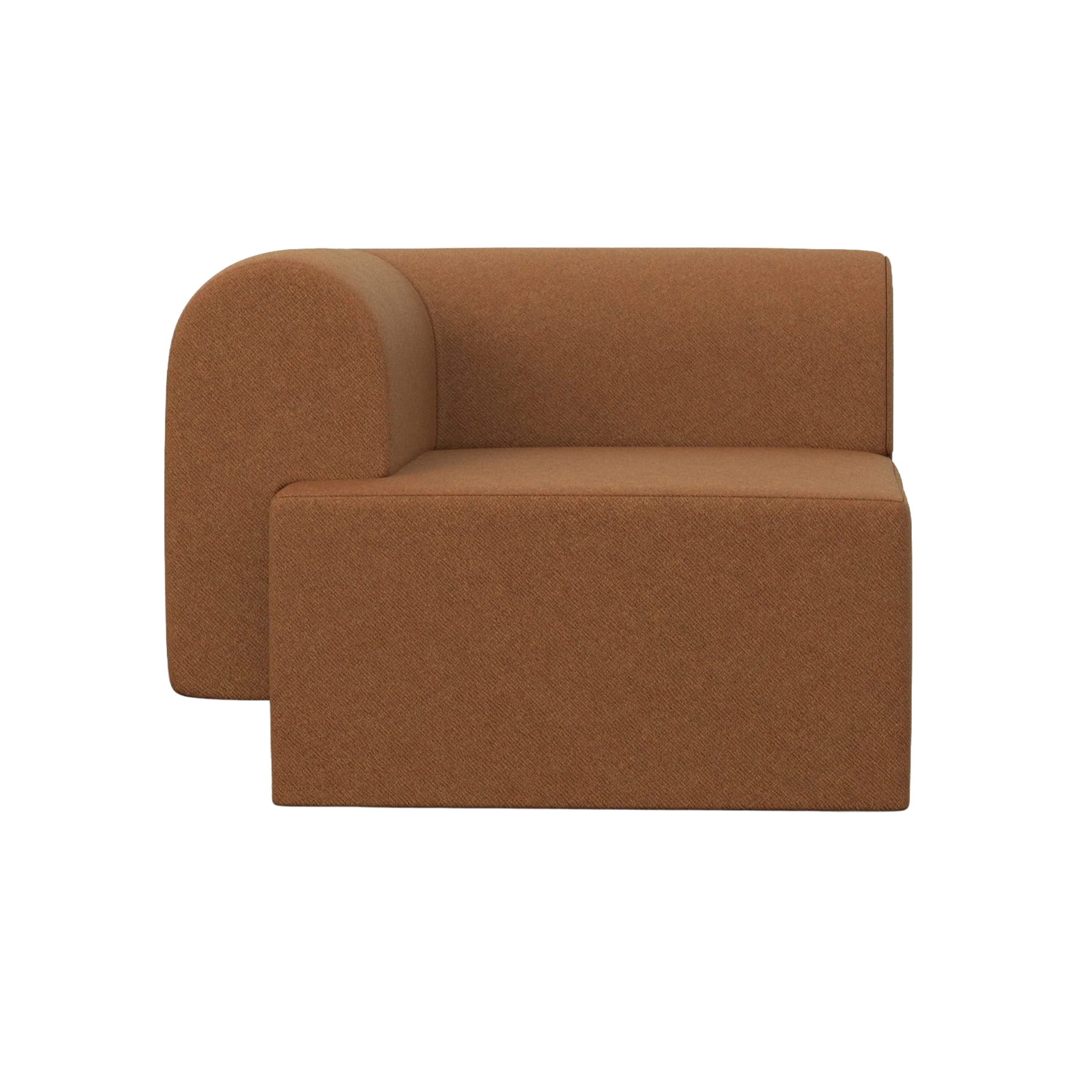 TORI modular sofa - left module rust