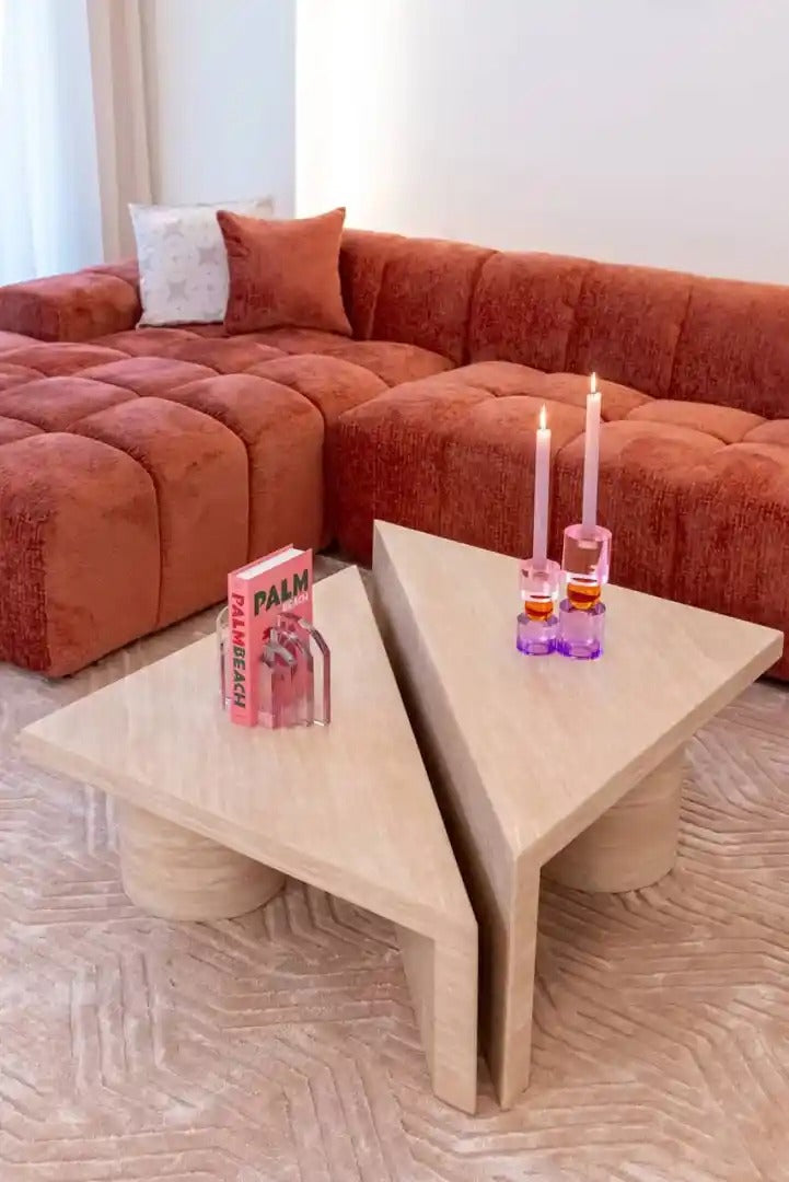 Sada konferenčních stolků FICTUS béžová