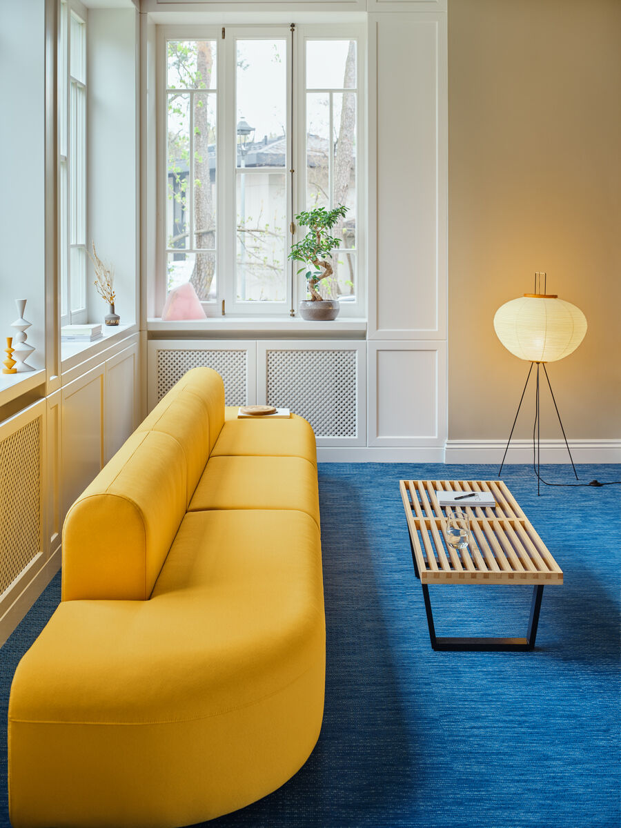 Sofa 2-modułowa prosta ARTIKO tapicerowana do salonu
