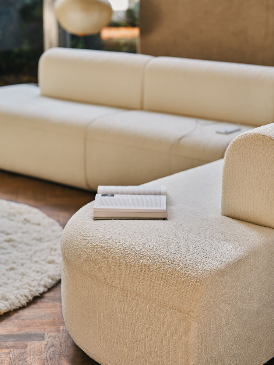 Sofa 3-modułowa narożna ARTIKO tapicerowana, marka .mdd