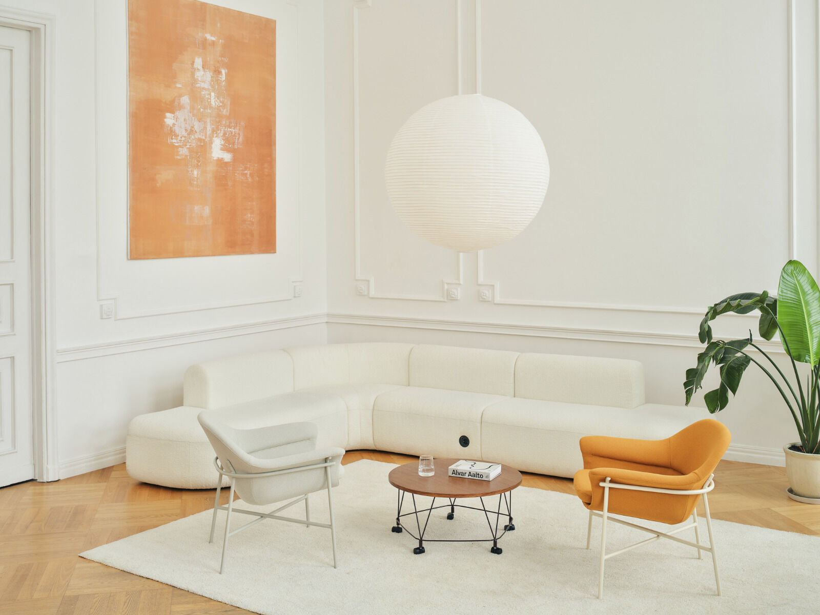 Sofa 4-modułowa narożna ARTIKO tapicerowana, marka .mdd