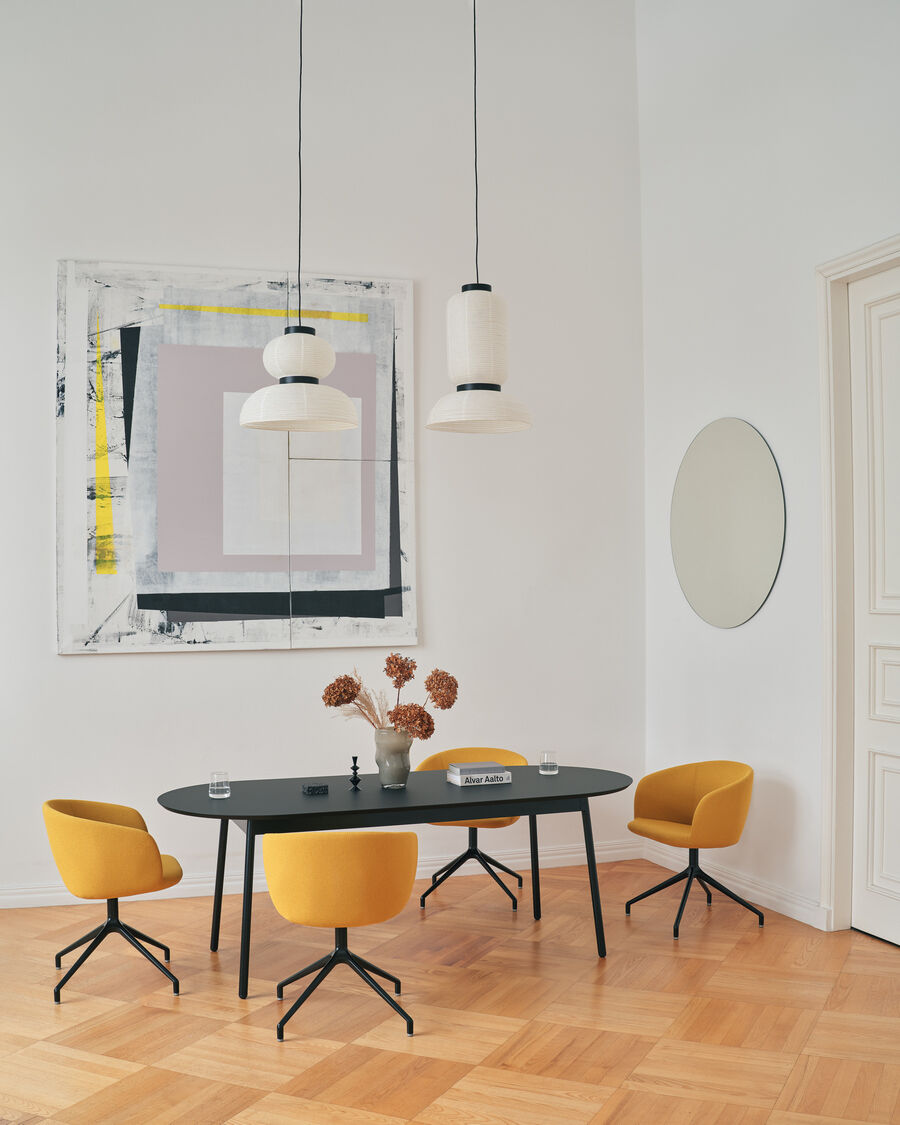 Krzesło obrotowe GRACE aluminiowa podstawa – styl nowoczesny