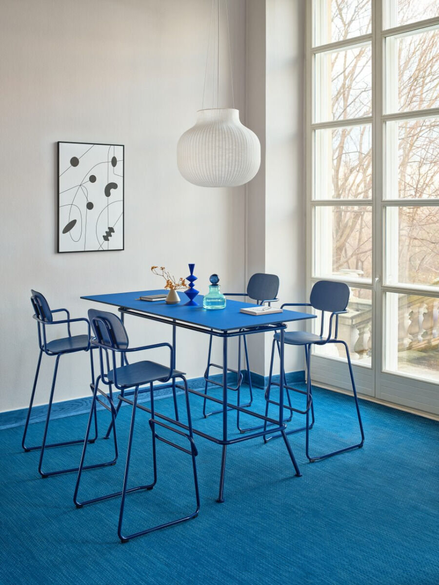 Hoker NEW SCHOOL ciemnozielona podstawa – styl nowoczesny