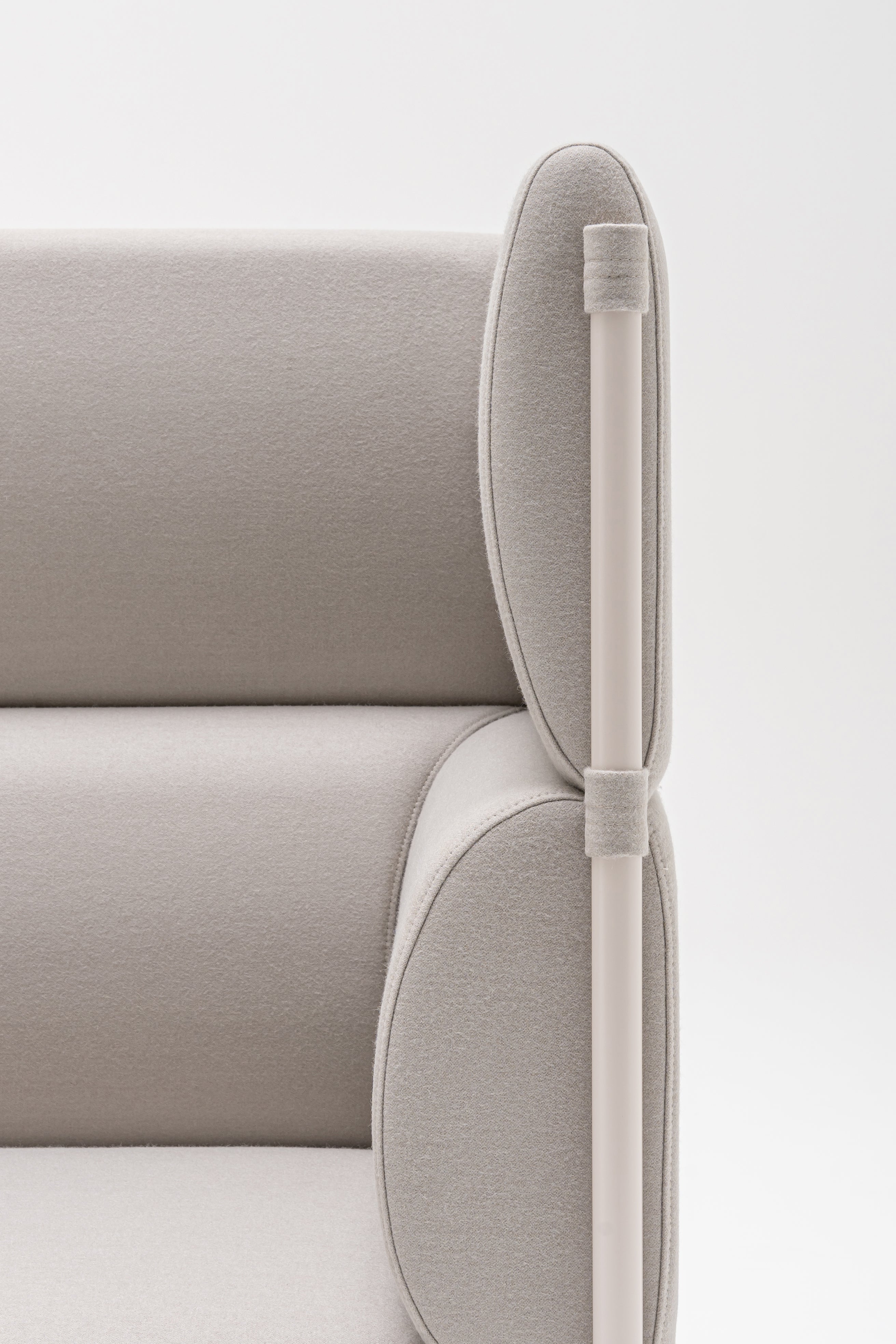 2-person high-person upholstered sofa