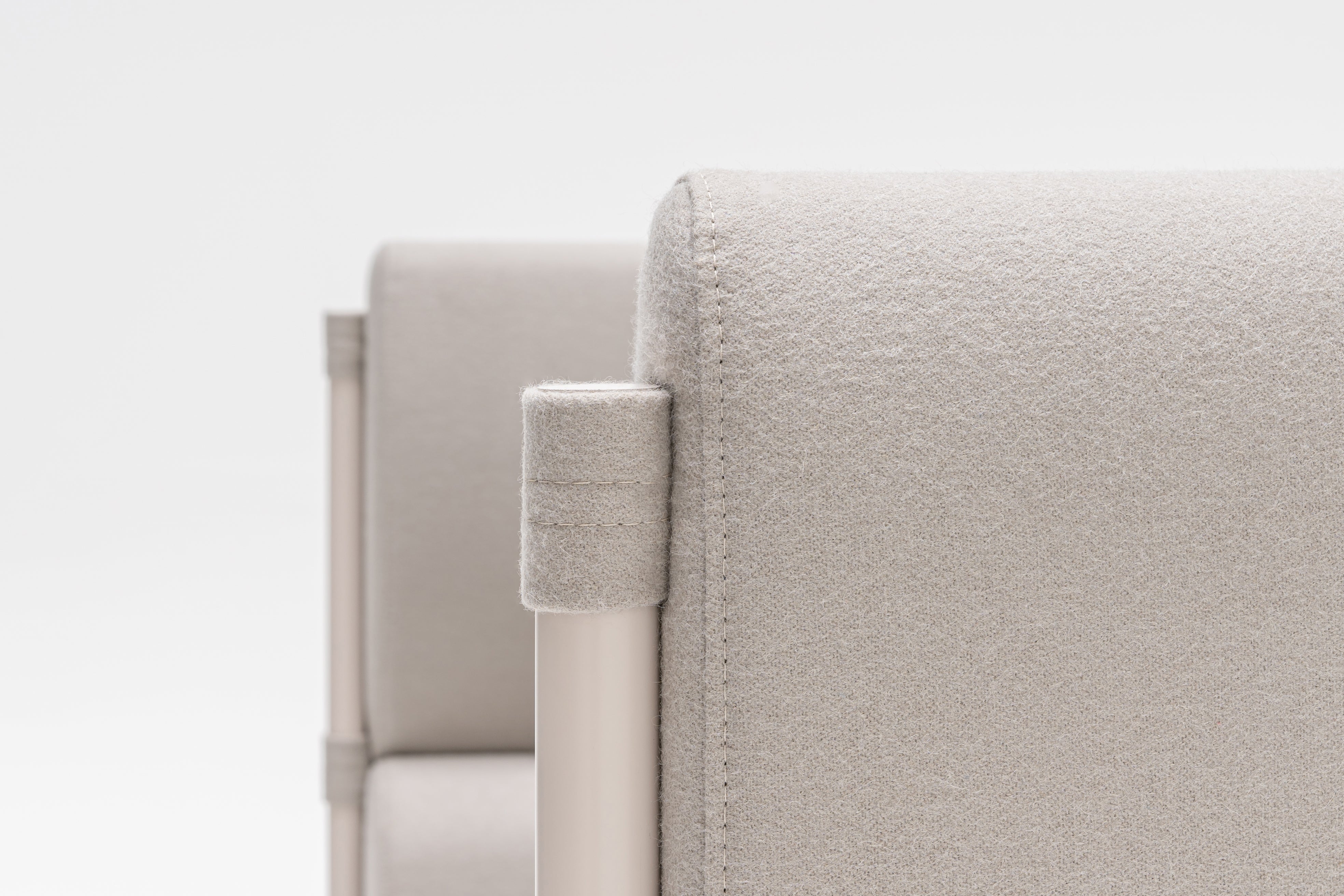 2-person high-person upholstered sofa