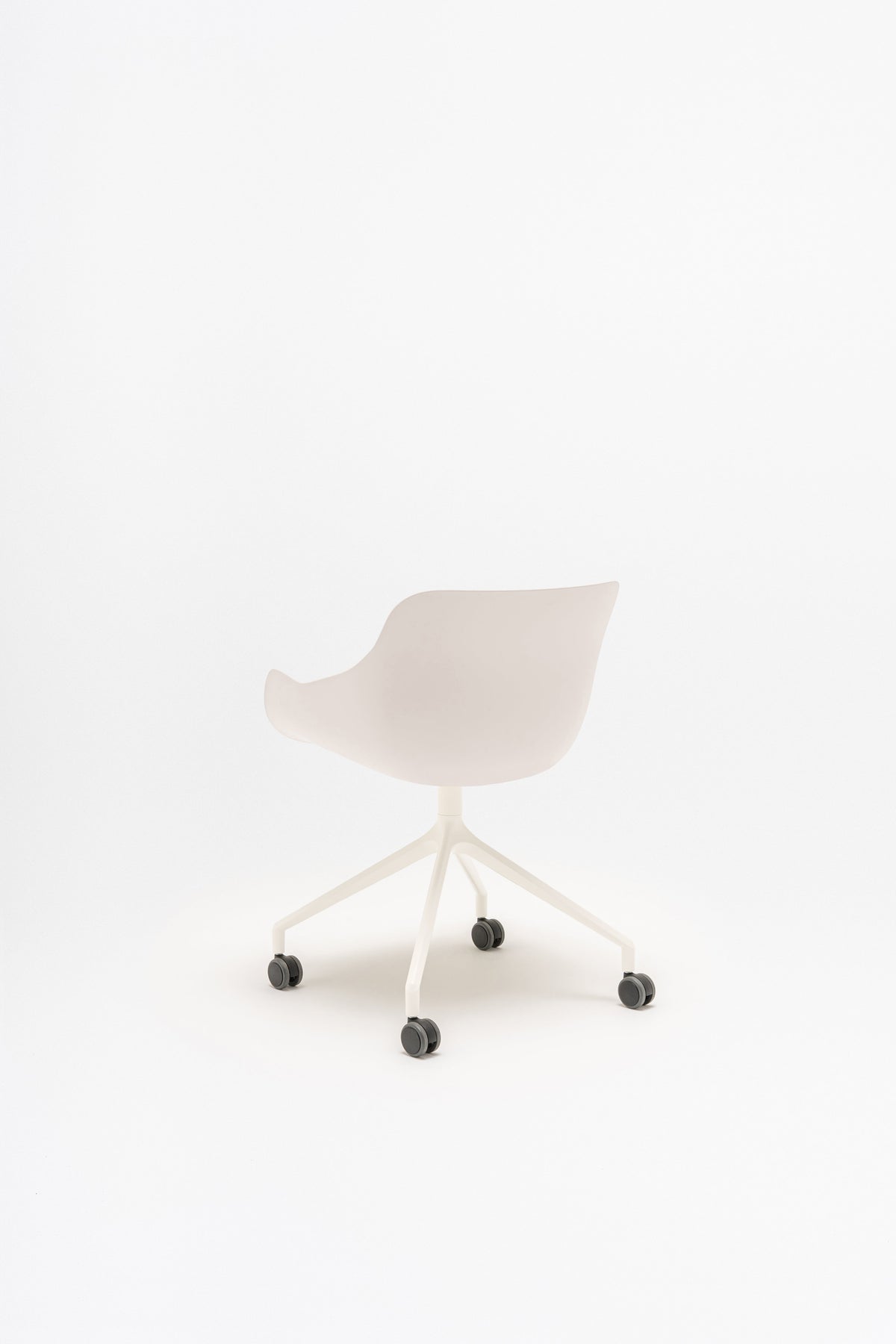 Krzesło biurowe z blatem BALTIC REMIX obrotowa podstawa na kółkach na kółkach