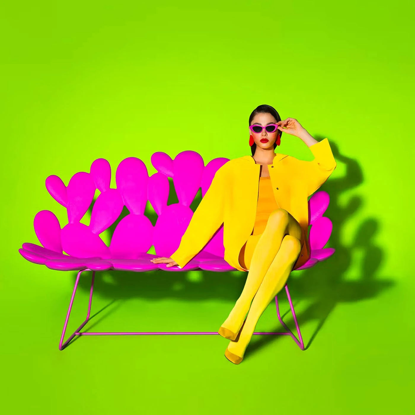 FILICUDI garden sofa pink