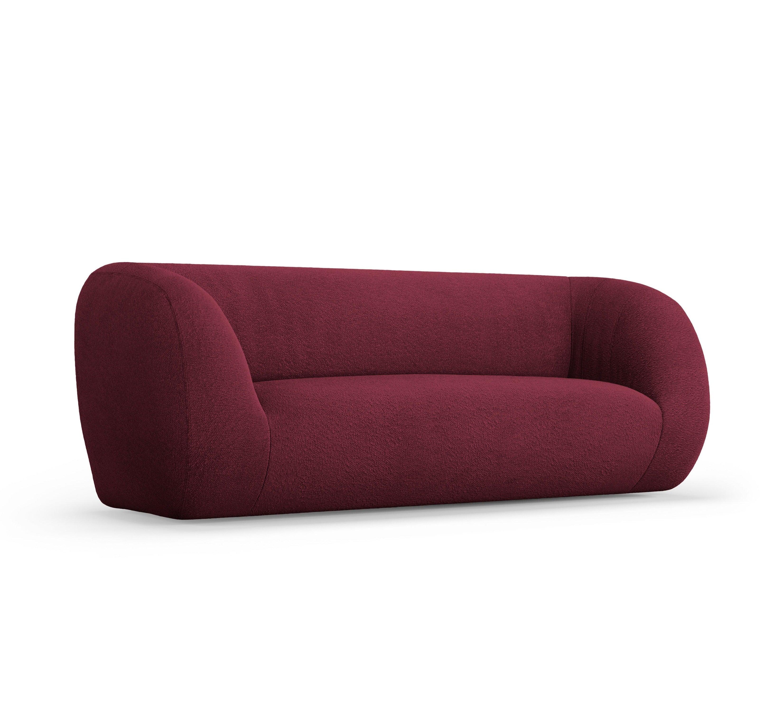 Sofa 2-osobowa ESSEN bordowy boucle Cosmopolitan Design Eye on Design