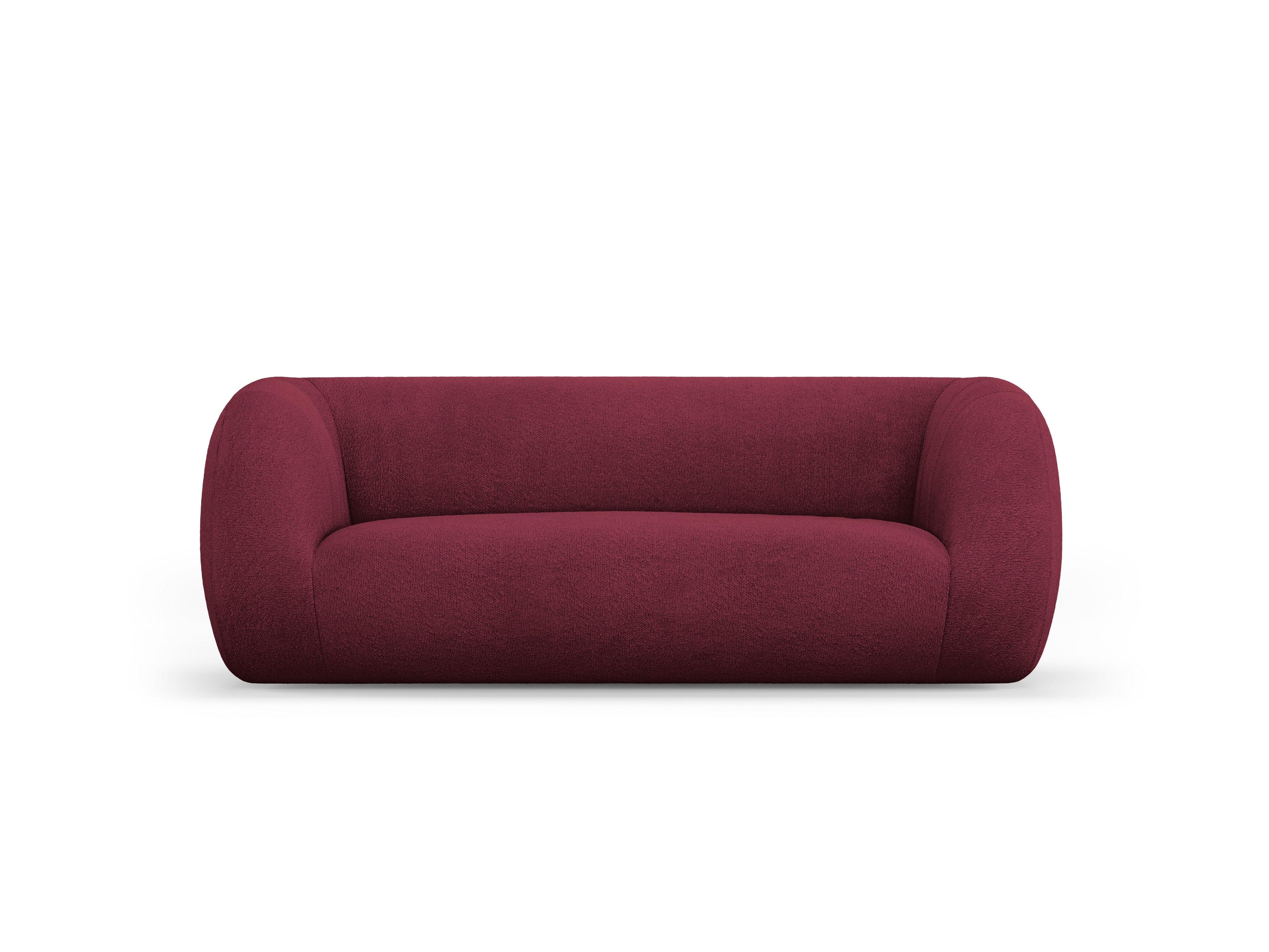 Sofa 2-osobowa ESSEN bordowy boucle Cosmopolitan Design Eye on Design